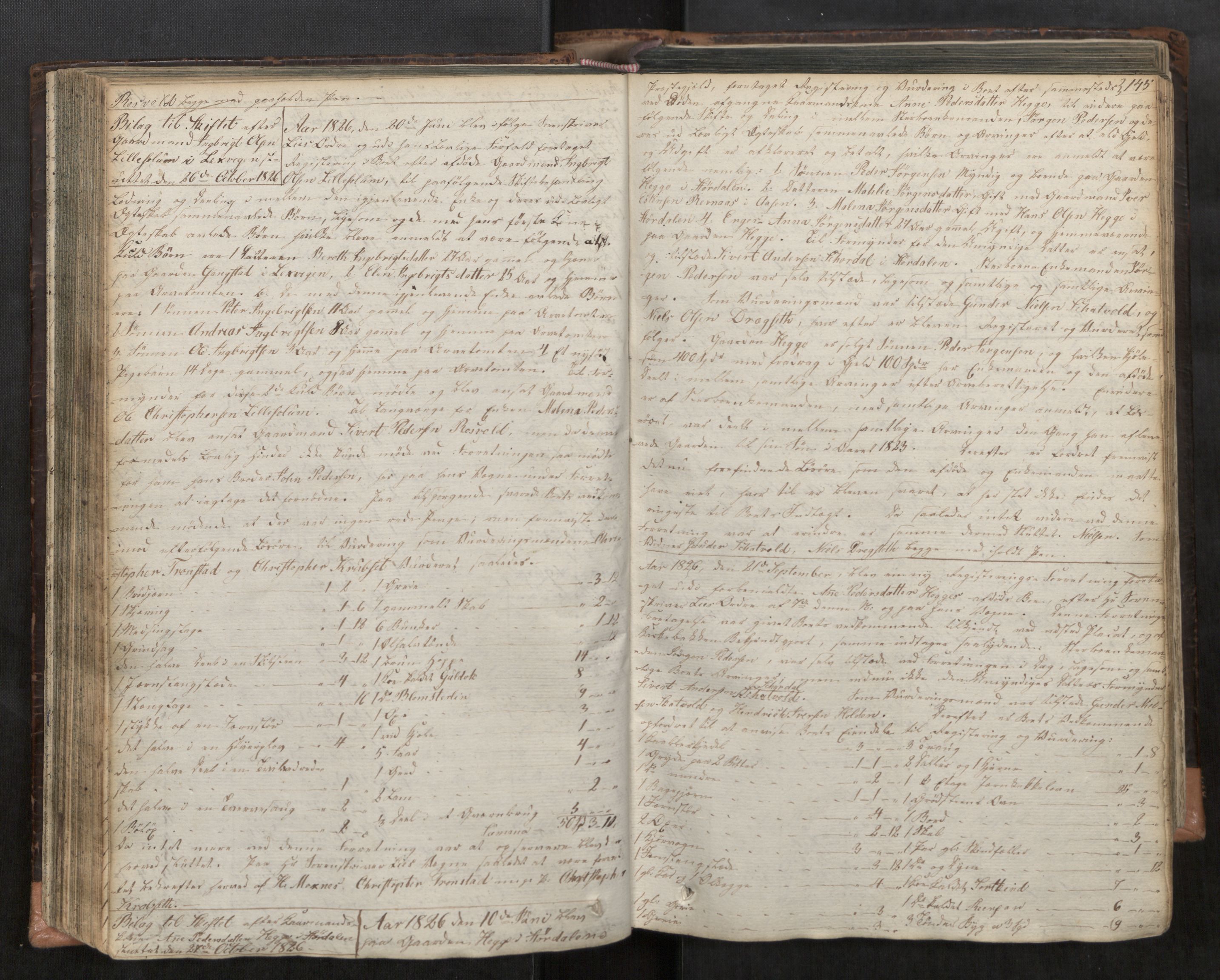 Stjør- og Verdal sorenskriveri, AV/SAT-A-4167/1/3/3Ca/L0001: Skifteregistreringsprotokoll, 1823-1837, p. 145