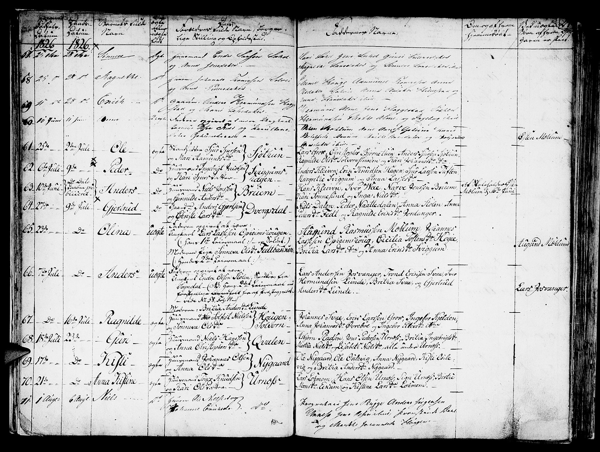 Hafslo sokneprestembete, SAB/A-80301/H/Haa/Haaa/L0004: Parish register (official) no. A 4, 1821-1834, p. 24