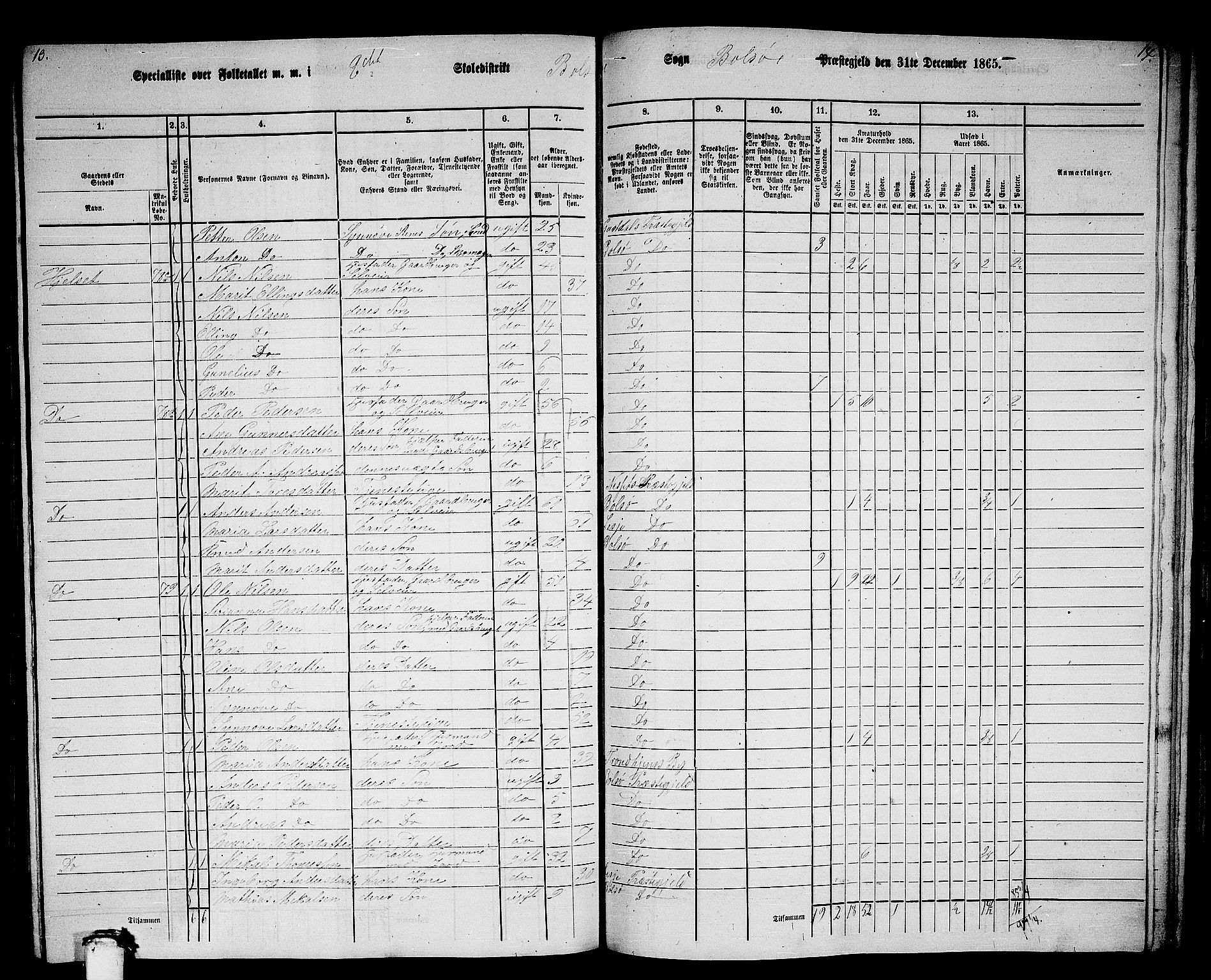 RA, 1865 census for Bolsøy, 1865, p. 76