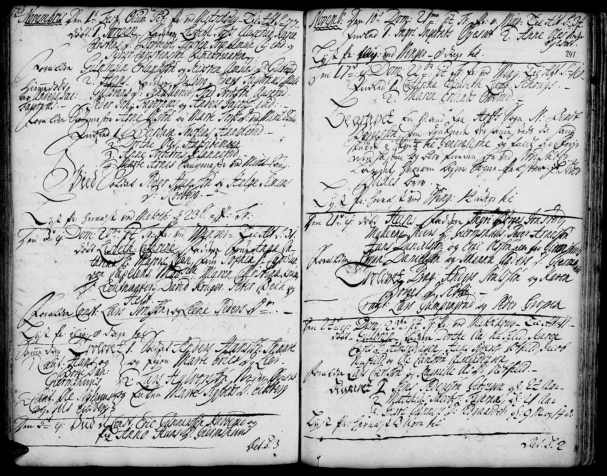 Vinger prestekontor, SAH/PREST-024/H/Ha/Haa/L0001: Parish register (official) no. 1, 1689-1729, p. 241