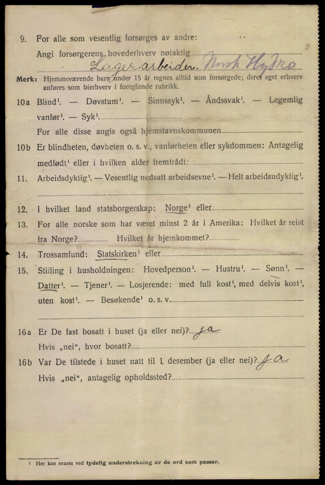 SAKO, 1920 census for Skien, 1920, p. 39479