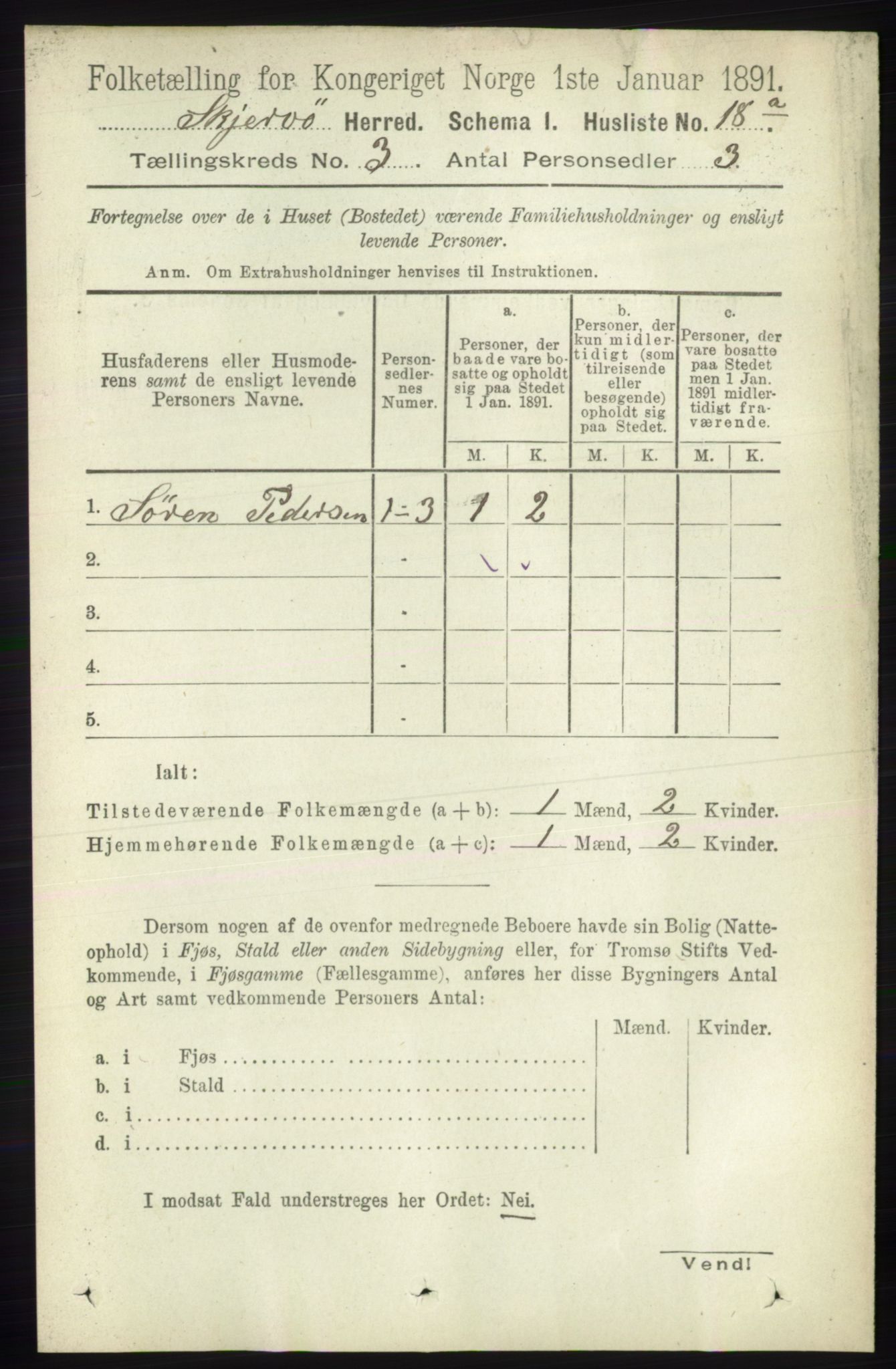 RA, 1891 census for 1941 Skjervøy, 1891, p. 1810