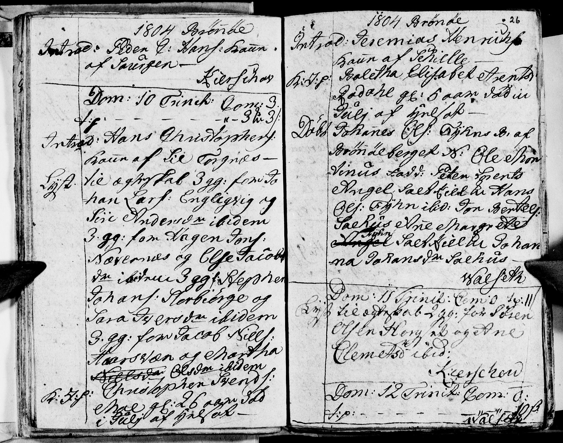 Ministerialprotokoller, klokkerbøker og fødselsregistre - Nordland, AV/SAT-A-1459/813/L0209: Parish register (copy) no. 813C01, 1803-1821, p. 26