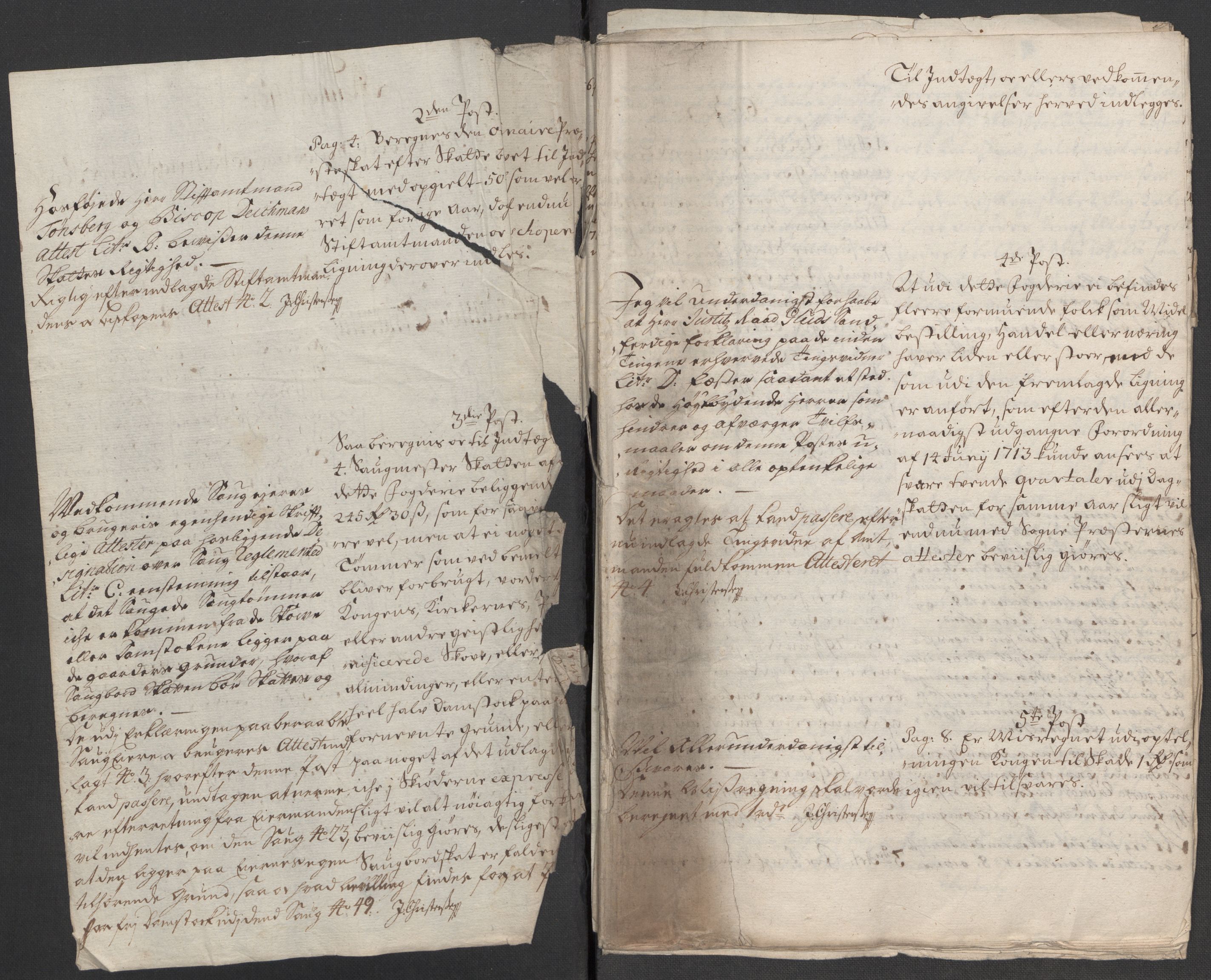 Rentekammeret inntil 1814, Reviderte regnskaper, Fogderegnskap, RA/EA-4092/R23/L1472: Fogderegnskap Ringerike og Hallingdal, 1713-1714, p. 4