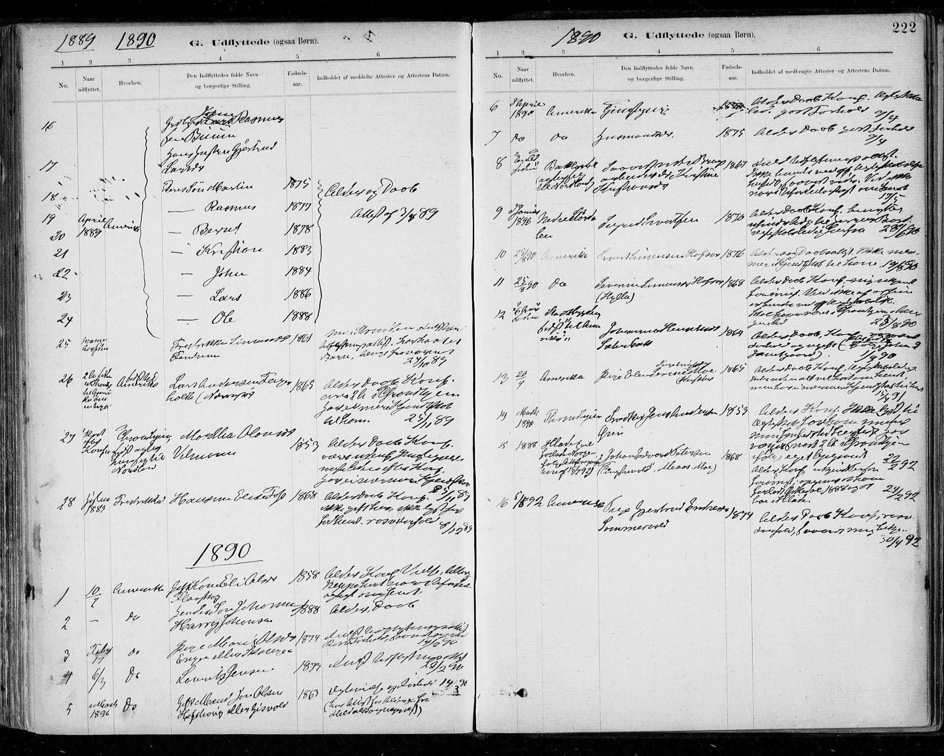 Ministerialprotokoller, klokkerbøker og fødselsregistre - Sør-Trøndelag, SAT/A-1456/668/L0810: Parish register (official) no. 668A10, 1881-1894, p. 222