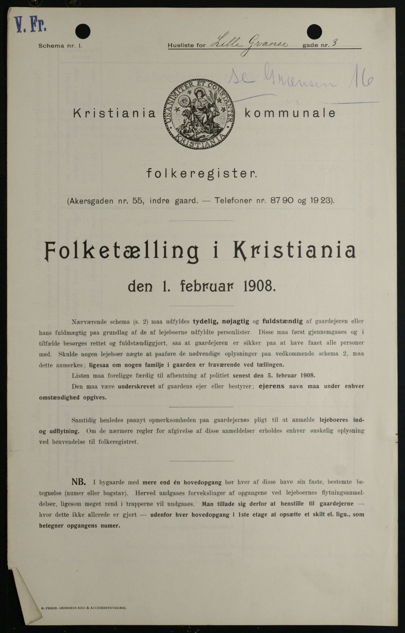 OBA, Municipal Census 1908 for Kristiania, 1908, p. 51624