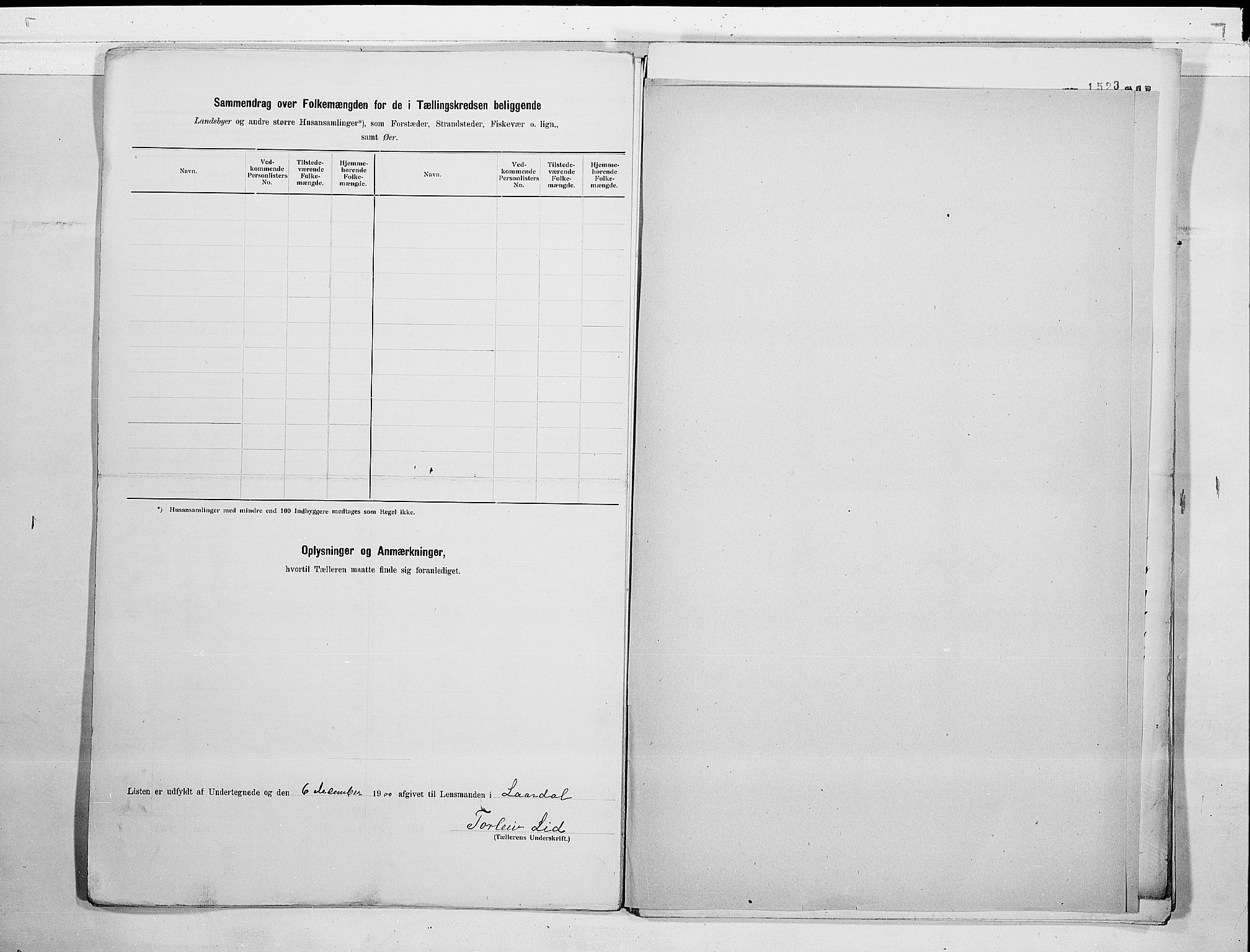 SAKO, 1900 census for Lårdal, 1900, p. 14