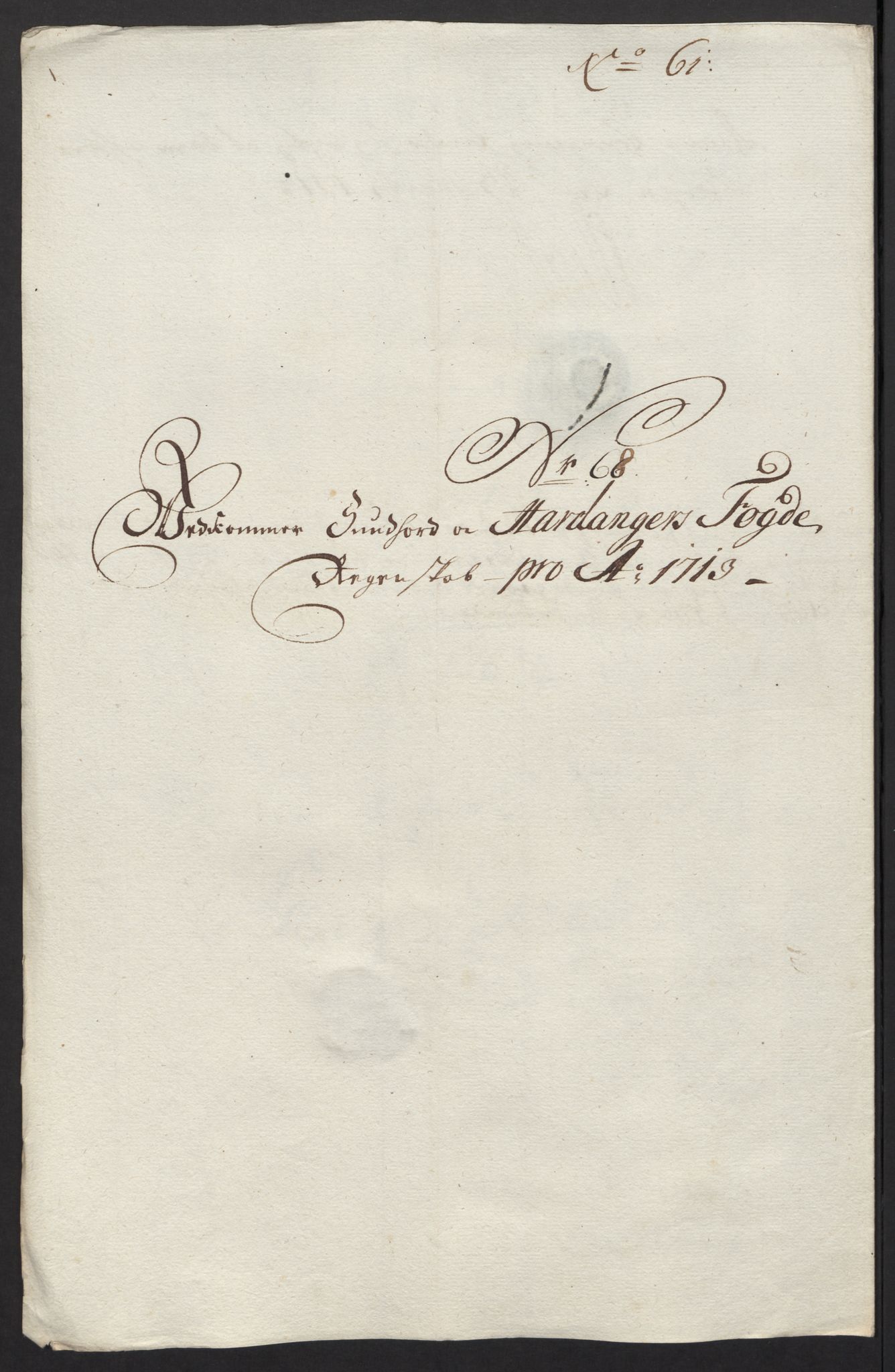 Rentekammeret inntil 1814, Reviderte regnskaper, Fogderegnskap, RA/EA-4092/R48/L2989: Fogderegnskap Sunnhordland og Hardanger, 1713, p. 377