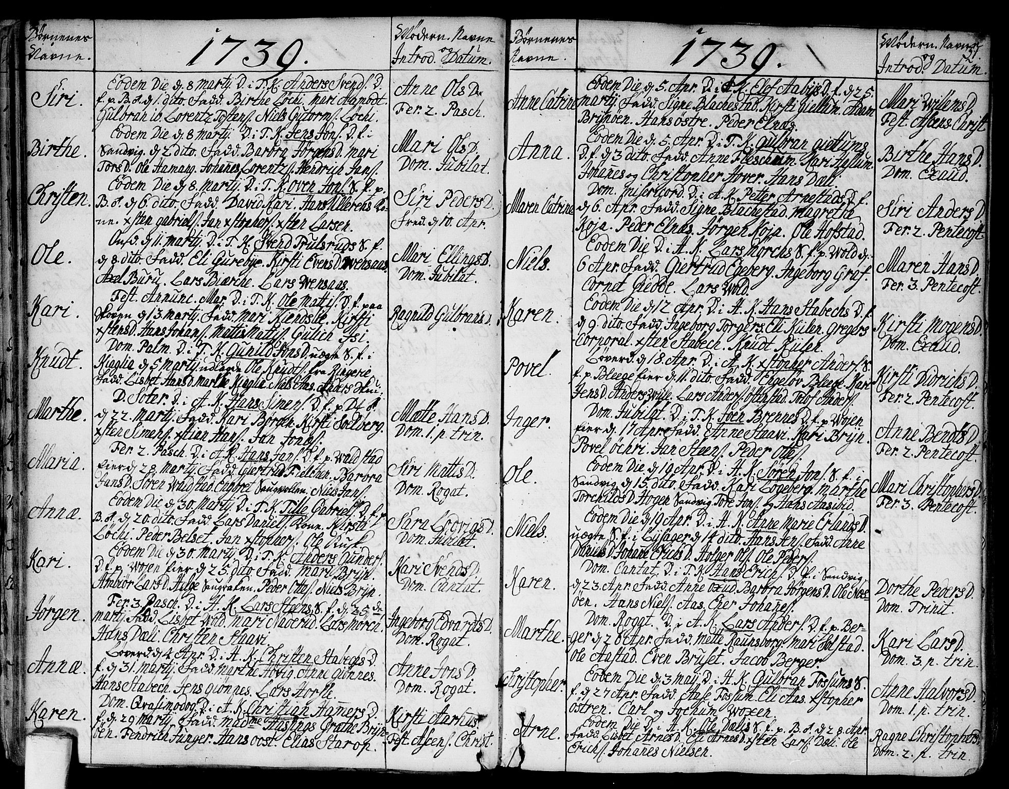 Asker prestekontor Kirkebøker, SAO/A-10256a/F/Fa/L0002: Parish register (official) no. I 2, 1733-1766, p. 31