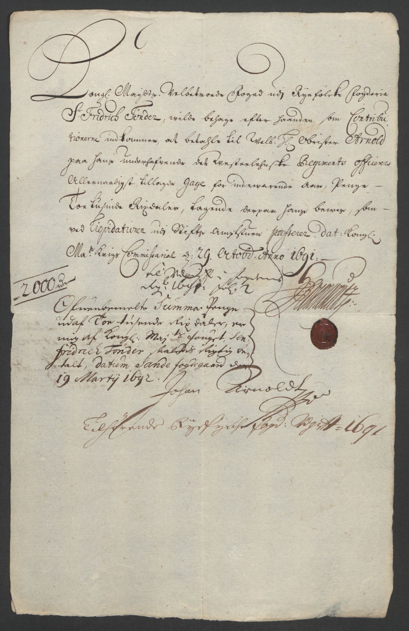 Rentekammeret inntil 1814, Reviderte regnskaper, Fogderegnskap, AV/RA-EA-4092/R47/L2856: Fogderegnskap Ryfylke, 1689-1693, p. 387