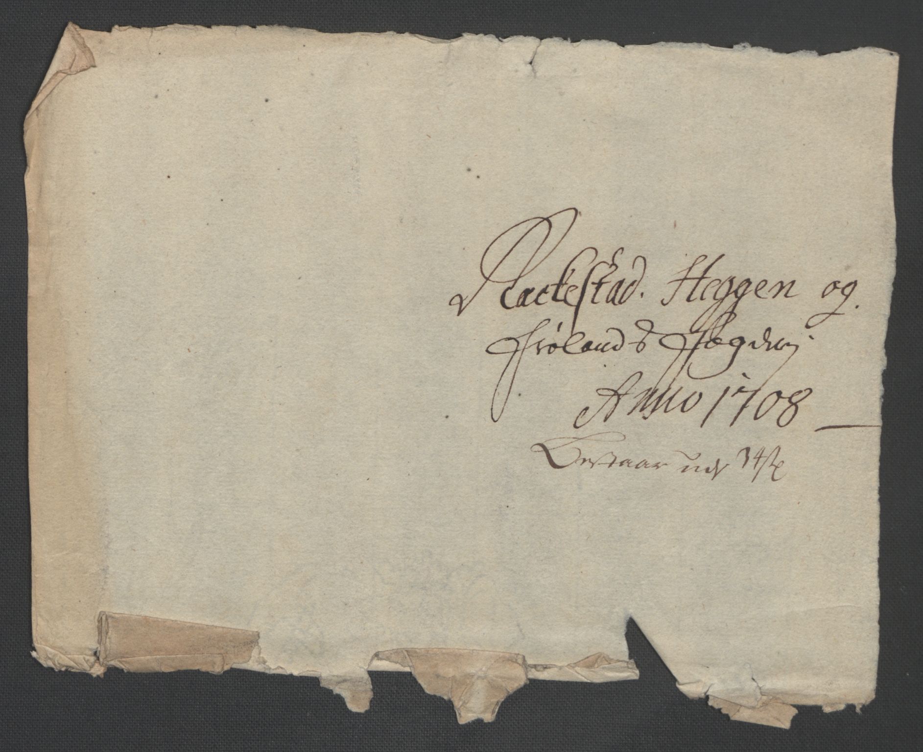 Rentekammeret inntil 1814, Reviderte regnskaper, Fogderegnskap, AV/RA-EA-4092/R07/L0300: Fogderegnskap Rakkestad, Heggen og Frøland, 1708, p. 36
