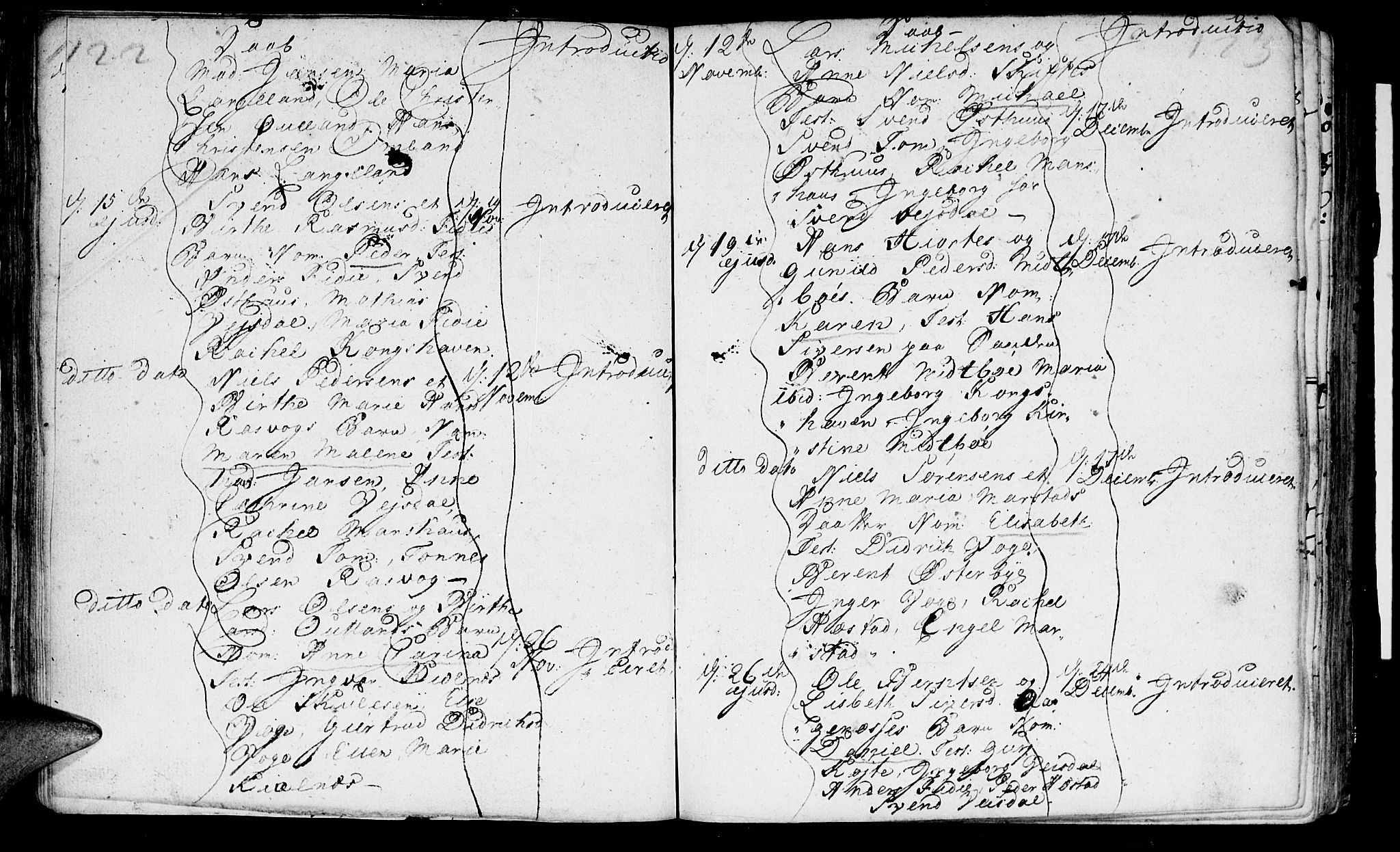 Flekkefjord sokneprestkontor, SAK/1111-0012/F/Fa/Fab/L0001: Parish register (official) no. A 1, 1750-1780, p. 122-123