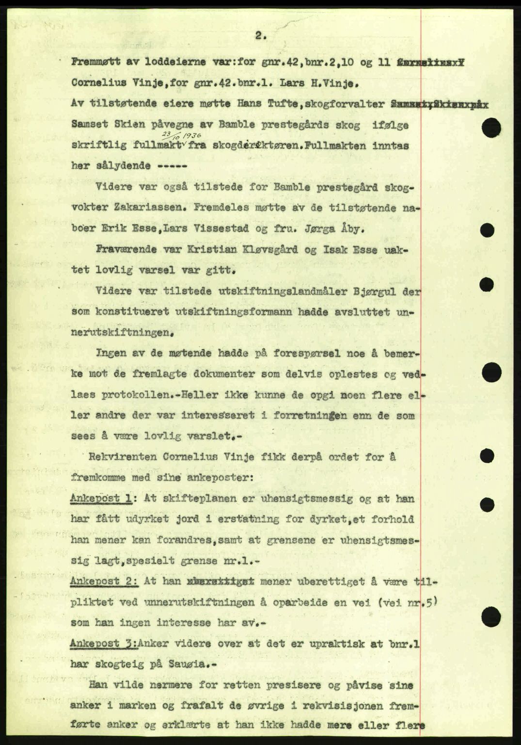 Bamble sorenskriveri, AV/SAKO-A-214/G/Ga/Gag/L0002: Mortgage book no. A-2, 1937-1938, Diary no: : 334/1938