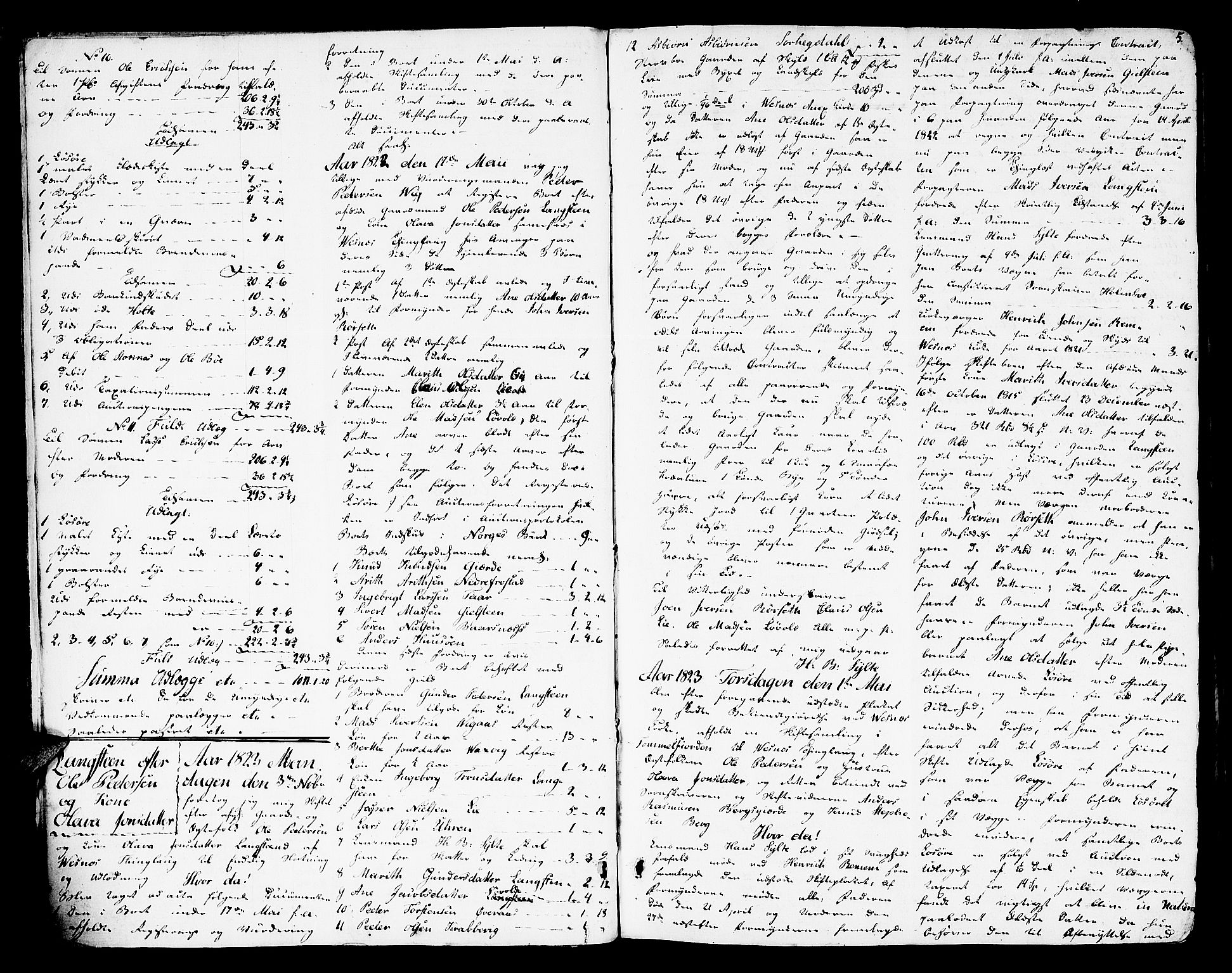 Romsdal sorenskriveri, AV/SAT-A-4149/1/3/3A/L0016: Skifteutlodnings Protokoll 2, 1823-1831, p. 5