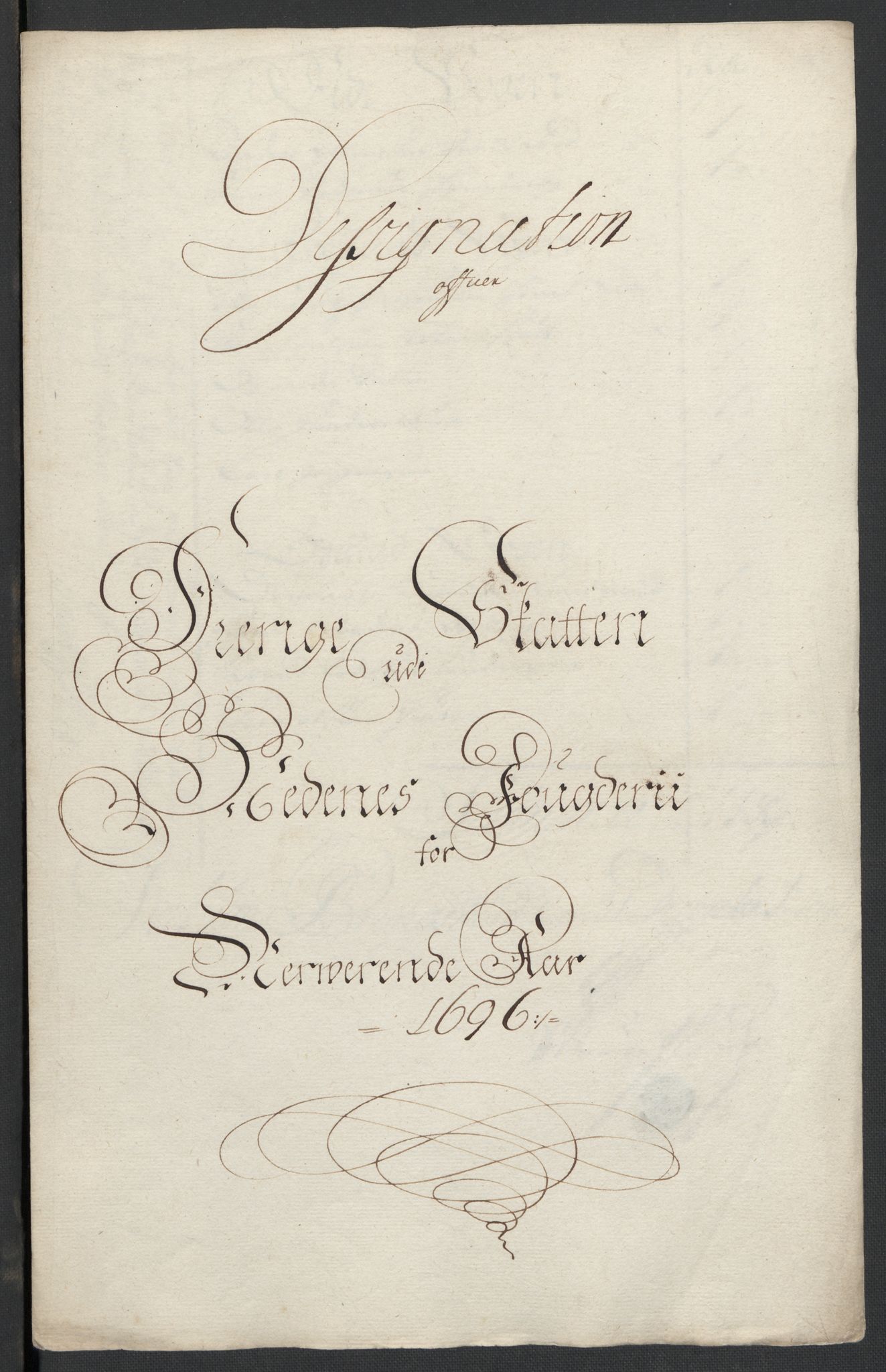 Rentekammeret inntil 1814, Reviderte regnskaper, Fogderegnskap, AV/RA-EA-4092/R39/L2313: Fogderegnskap Nedenes, 1696-1697, p. 44