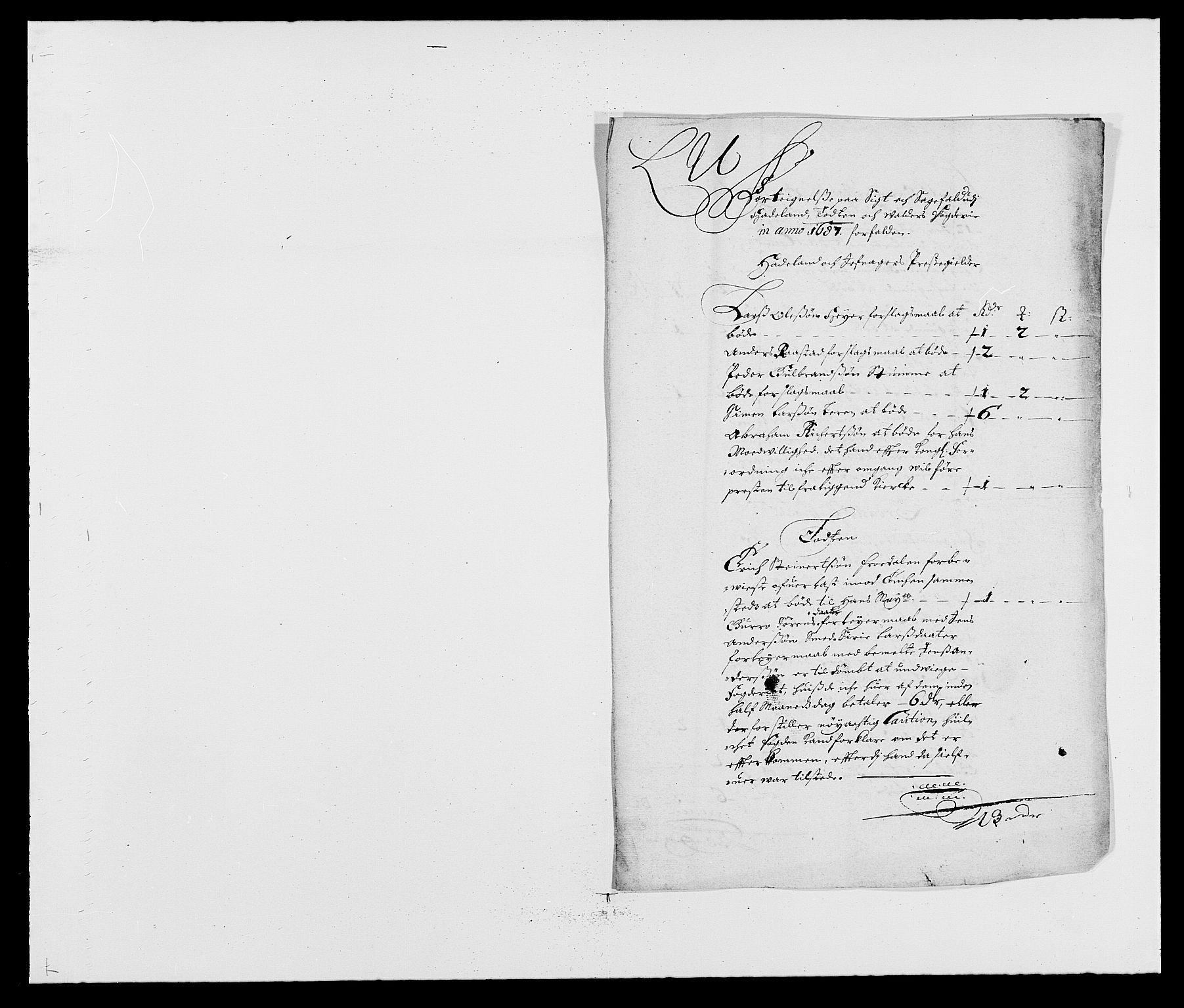 Rentekammeret inntil 1814, Reviderte regnskaper, Fogderegnskap, RA/EA-4092/R18/L1286: Fogderegnskap Hadeland, Toten og Valdres, 1687, p. 96