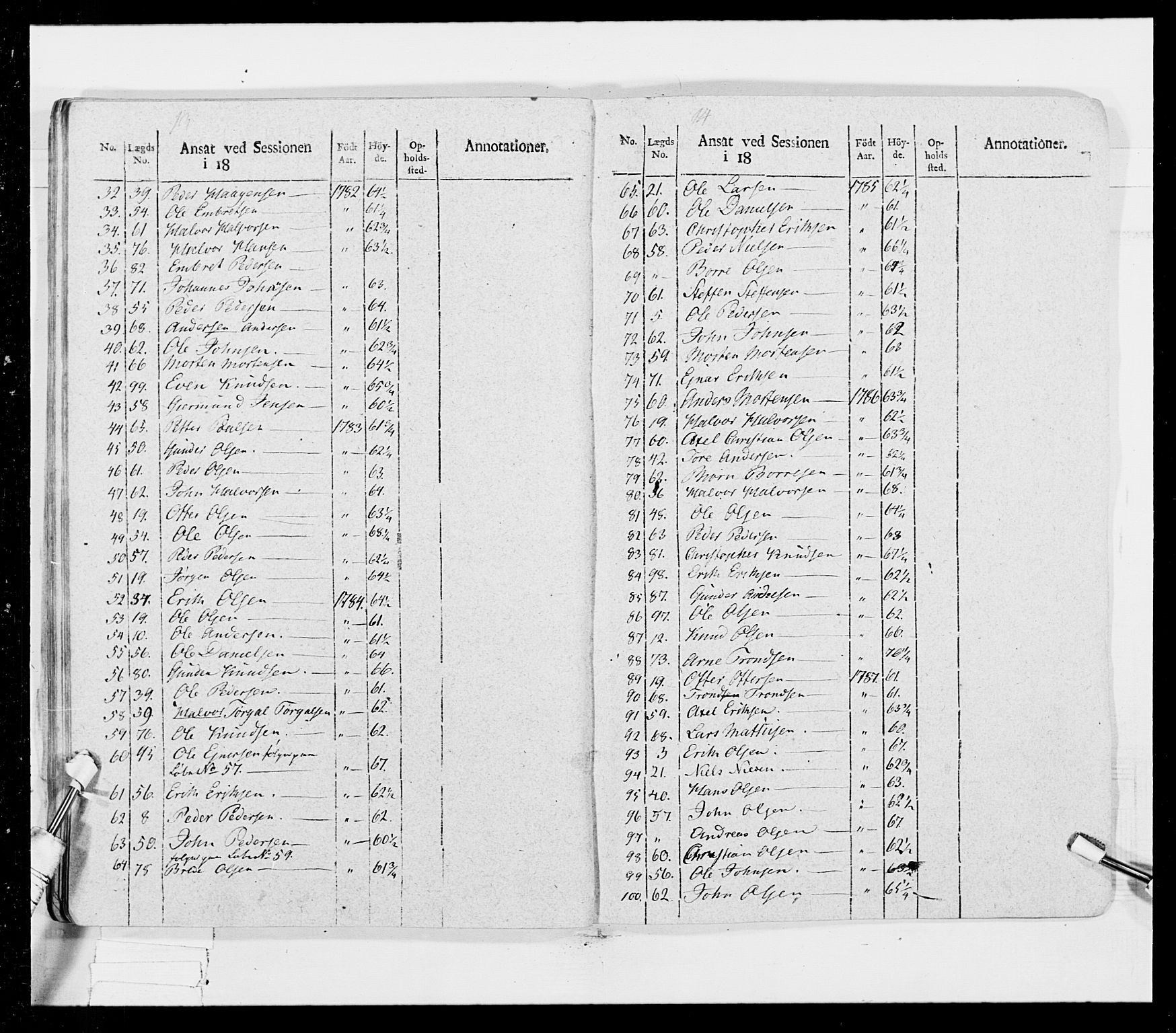 Generalitets- og kommissariatskollegiet, Det kongelige norske kommissariatskollegium, AV/RA-EA-5420/E/Eh/L0026: Skiløperkompaniene, 1805-1810, p. 328