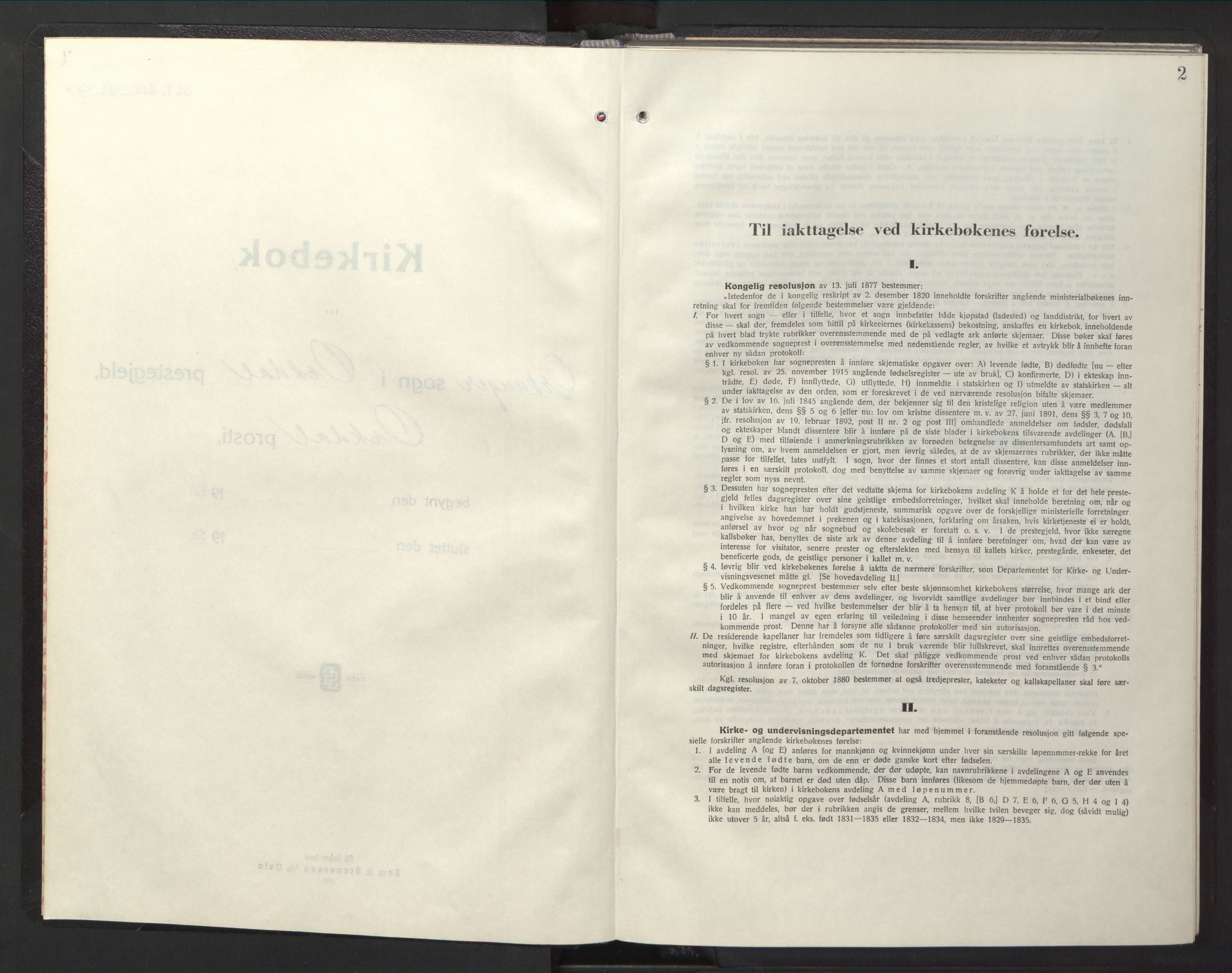 Ministerialprotokoller, klokkerbøker og fødselsregistre - Sør-Trøndelag, SAT/A-1456/669/L0833: Parish register (copy) no. 669C03, 1945-1950, p. 2