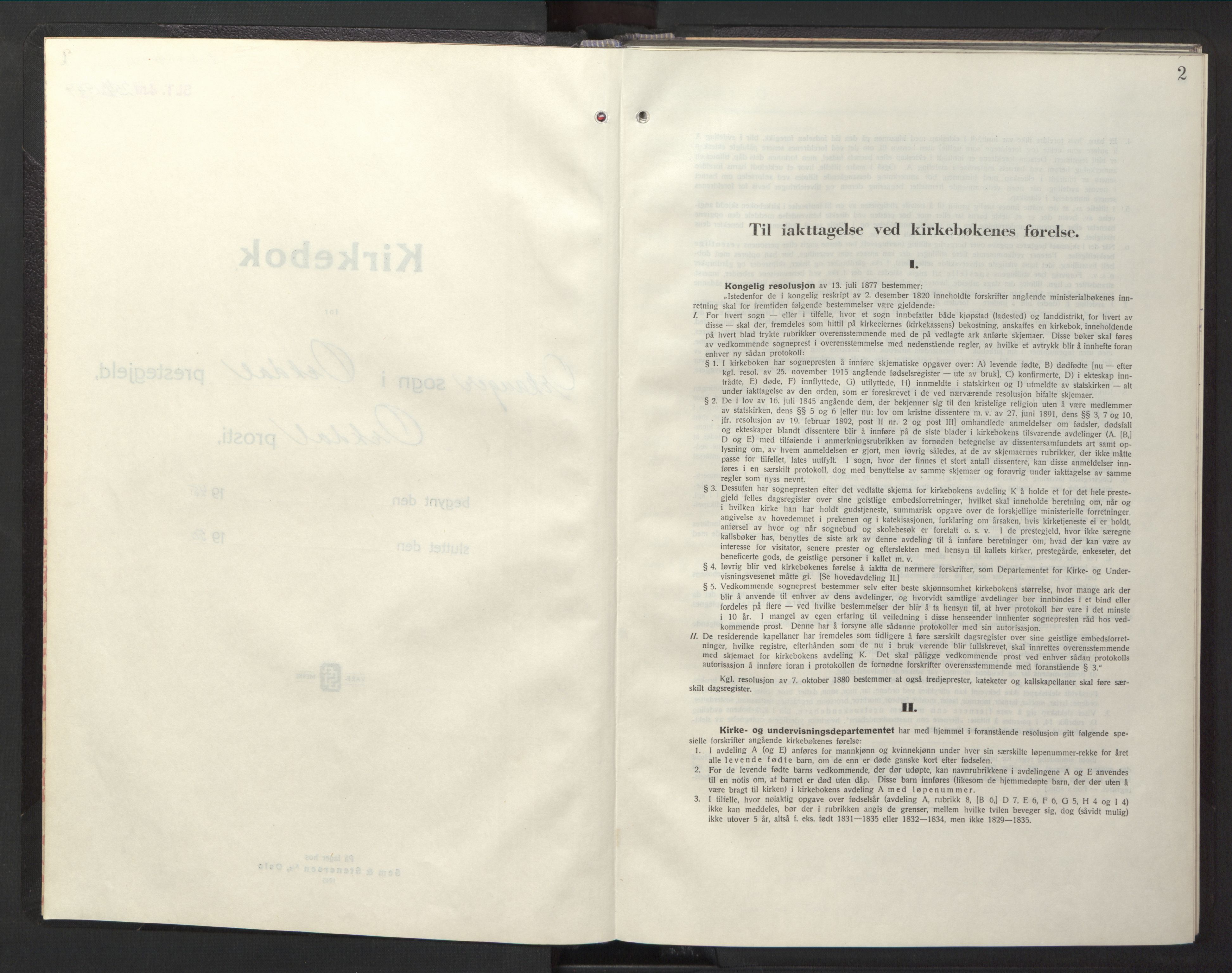 Ministerialprotokoller, klokkerbøker og fødselsregistre - Sør-Trøndelag, AV/SAT-A-1456/669/L0833: Parish register (copy) no. 669C03, 1945-1950, p. 2