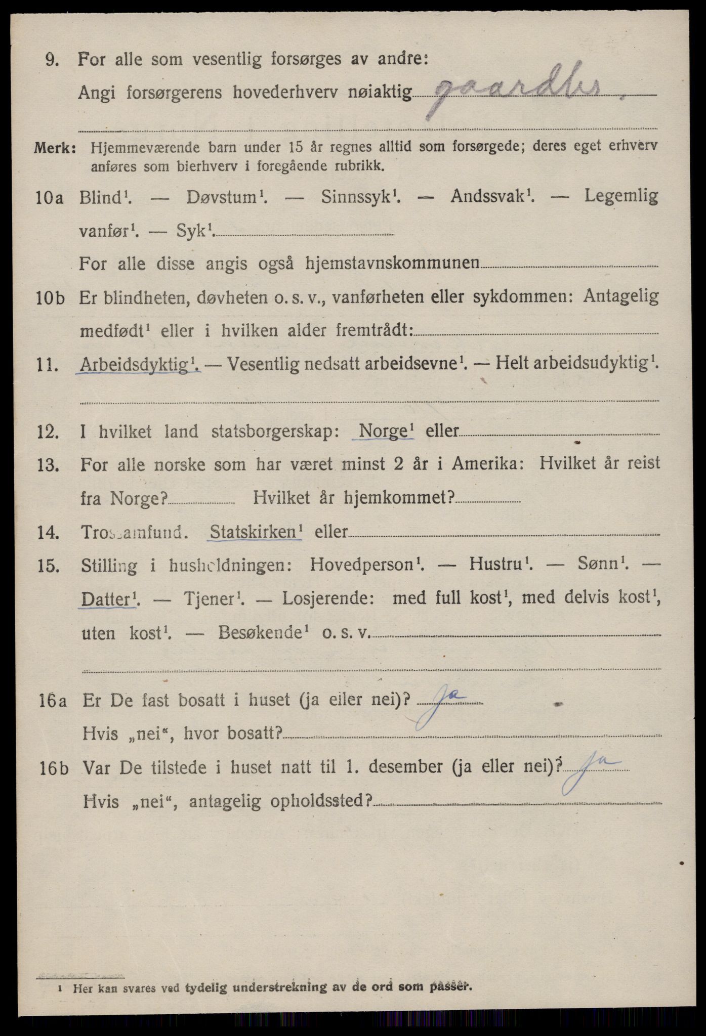 SAT, 1920 census for Sylte, 1920, p. 1180