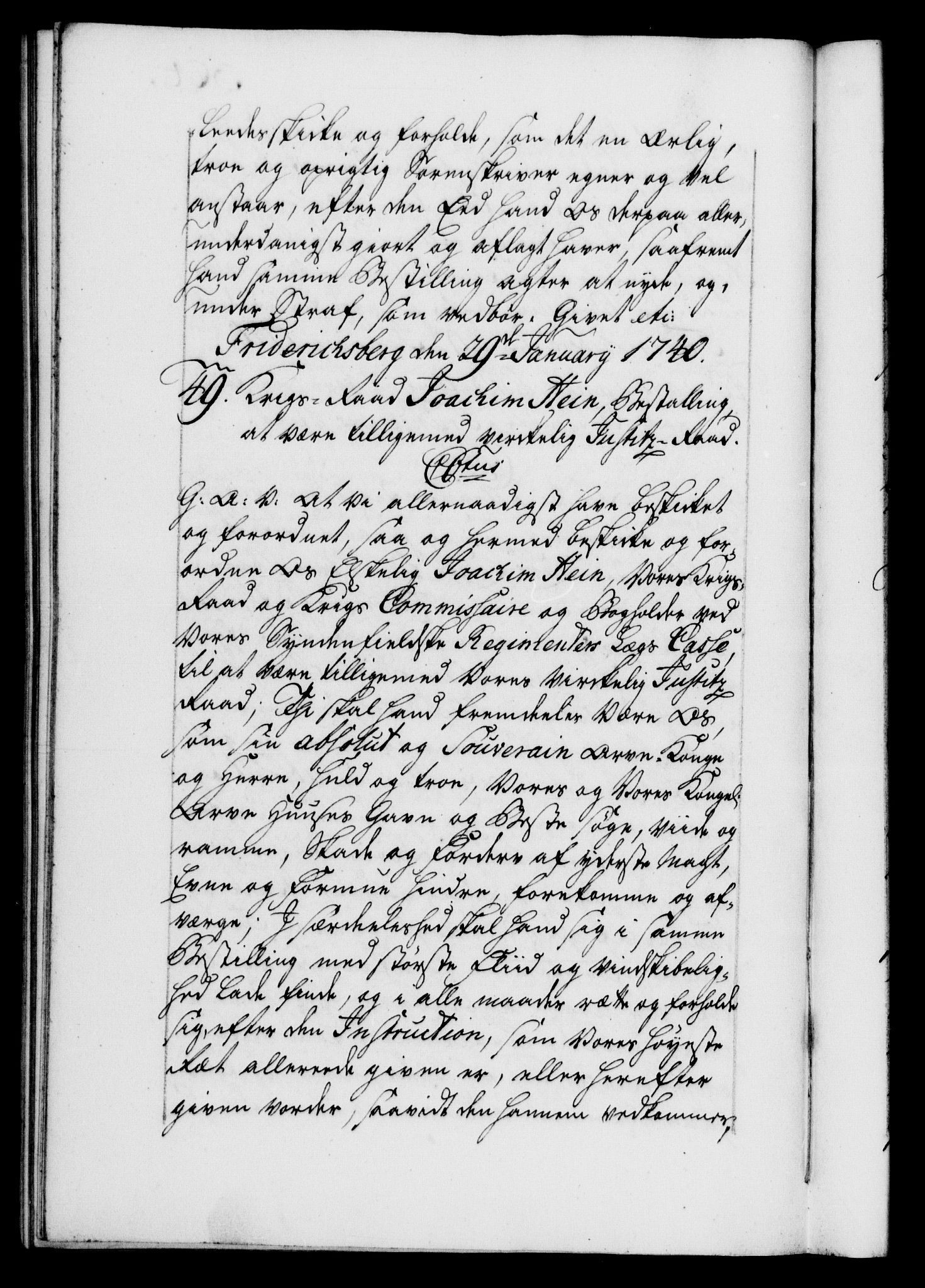 Danske Kanselli 1572-1799, AV/RA-EA-3023/F/Fc/Fca/Fcaa/L0031: Norske registre, 1739-1740, p. 364b