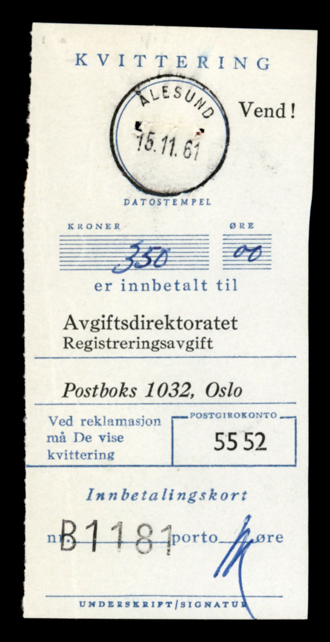 Møre og Romsdal vegkontor - Ålesund trafikkstasjon, AV/SAT-A-4099/F/Fe/L0009: Registreringskort for kjøretøy T 896 - T 1049, 1927-1998, p. 503