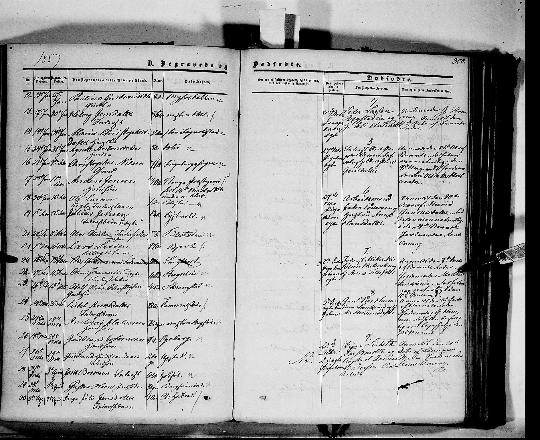 Vang prestekontor, Hedmark, AV/SAH-PREST-008/H/Ha/Haa/L0012: Parish register (official) no. 12, 1855-1870, p. 300