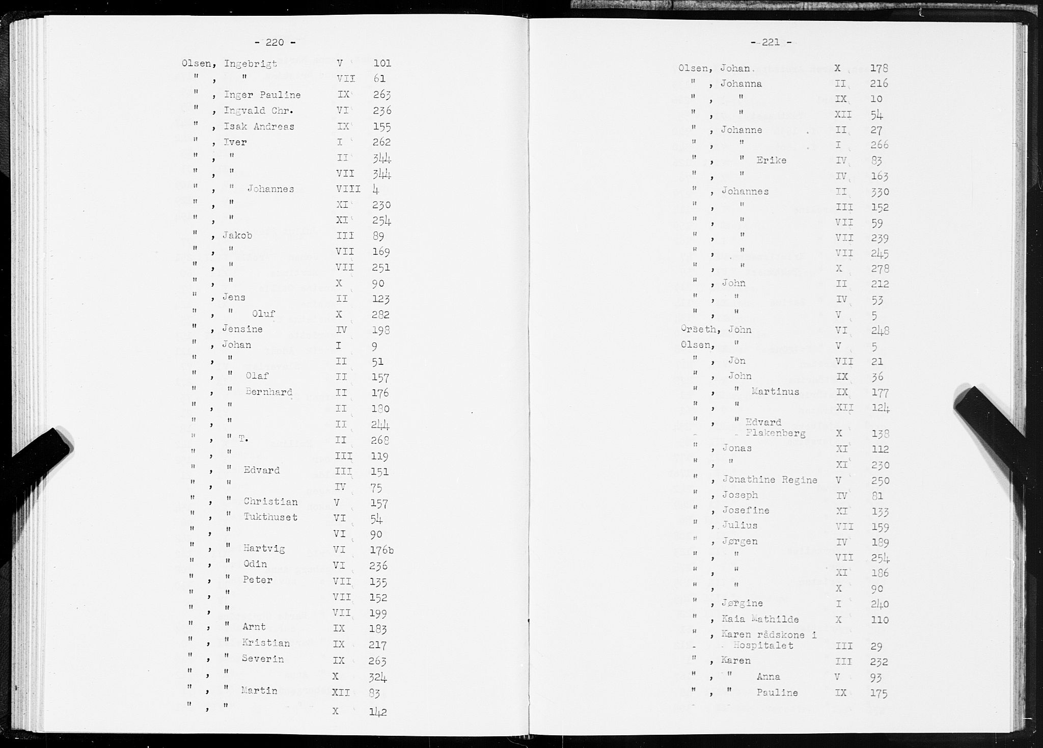 SAT, 1875 census for 1601 Trondheim, 1875, p. 220-221