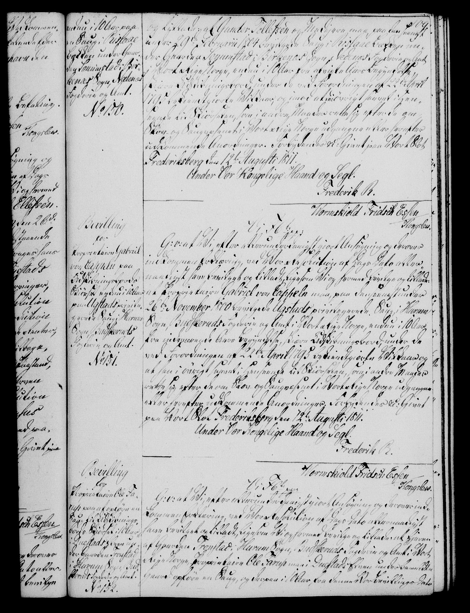 Rentekammeret, Kammerkanselliet, AV/RA-EA-3111/G/Gg/Gga/L0020: Norsk ekspedisjonsprotokoll med register (merket RK 53.20), 1811-1814, p. 109