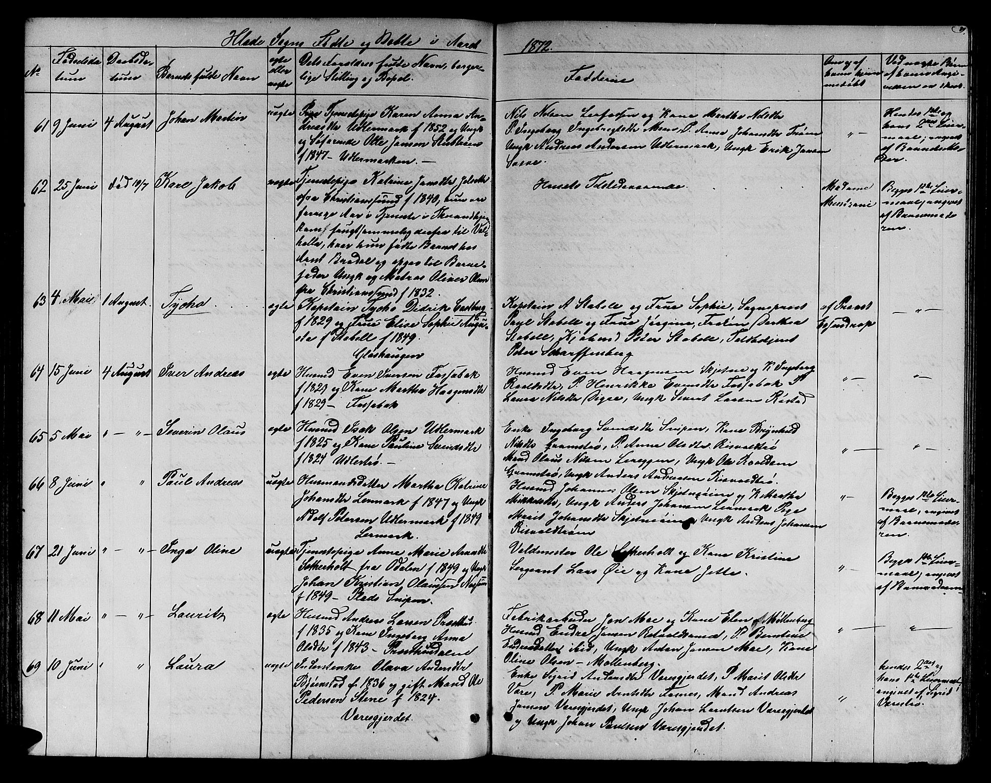 Ministerialprotokoller, klokkerbøker og fødselsregistre - Sør-Trøndelag, SAT/A-1456/606/L0311: Parish register (copy) no. 606C07, 1860-1877, p. 89