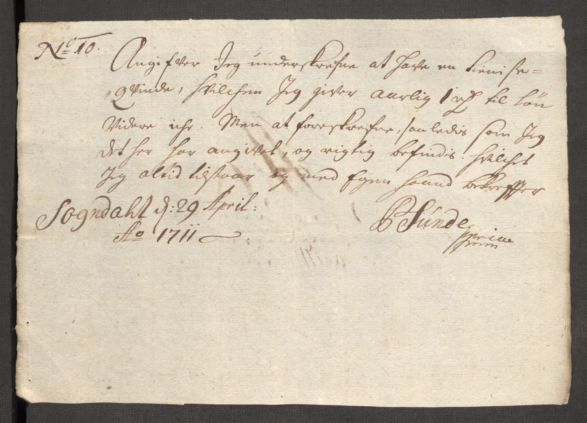 Rentekammeret inntil 1814, Reviderte regnskaper, Fogderegnskap, RA/EA-4092/R52/L3317: Fogderegnskap Sogn, 1711, p. 362