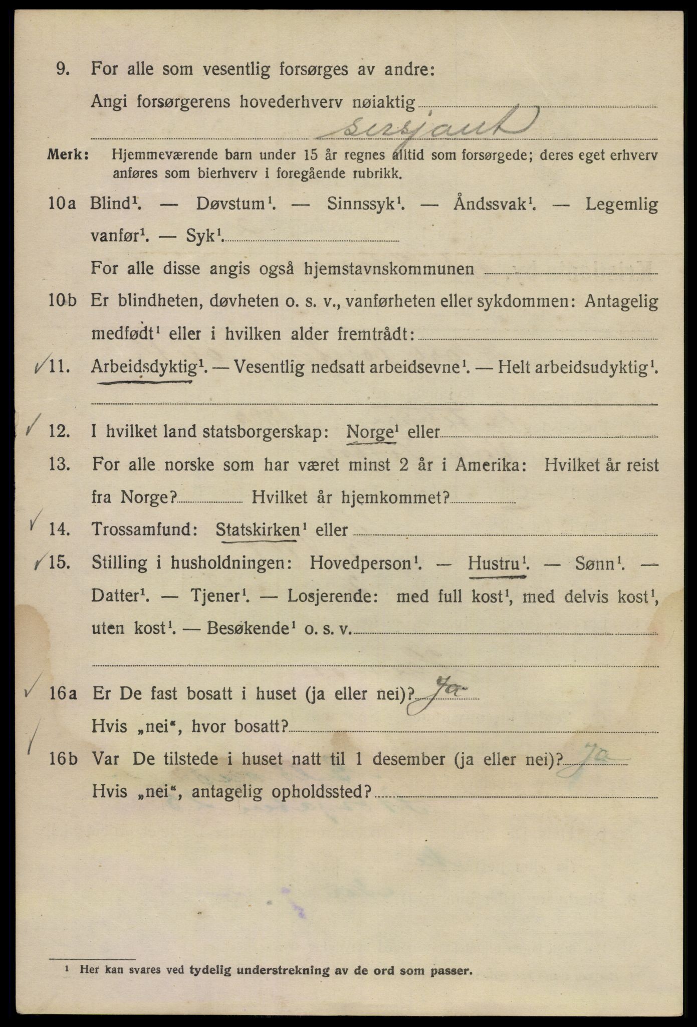 SAO, 1920 census for Kristiania, 1920, p. 209542