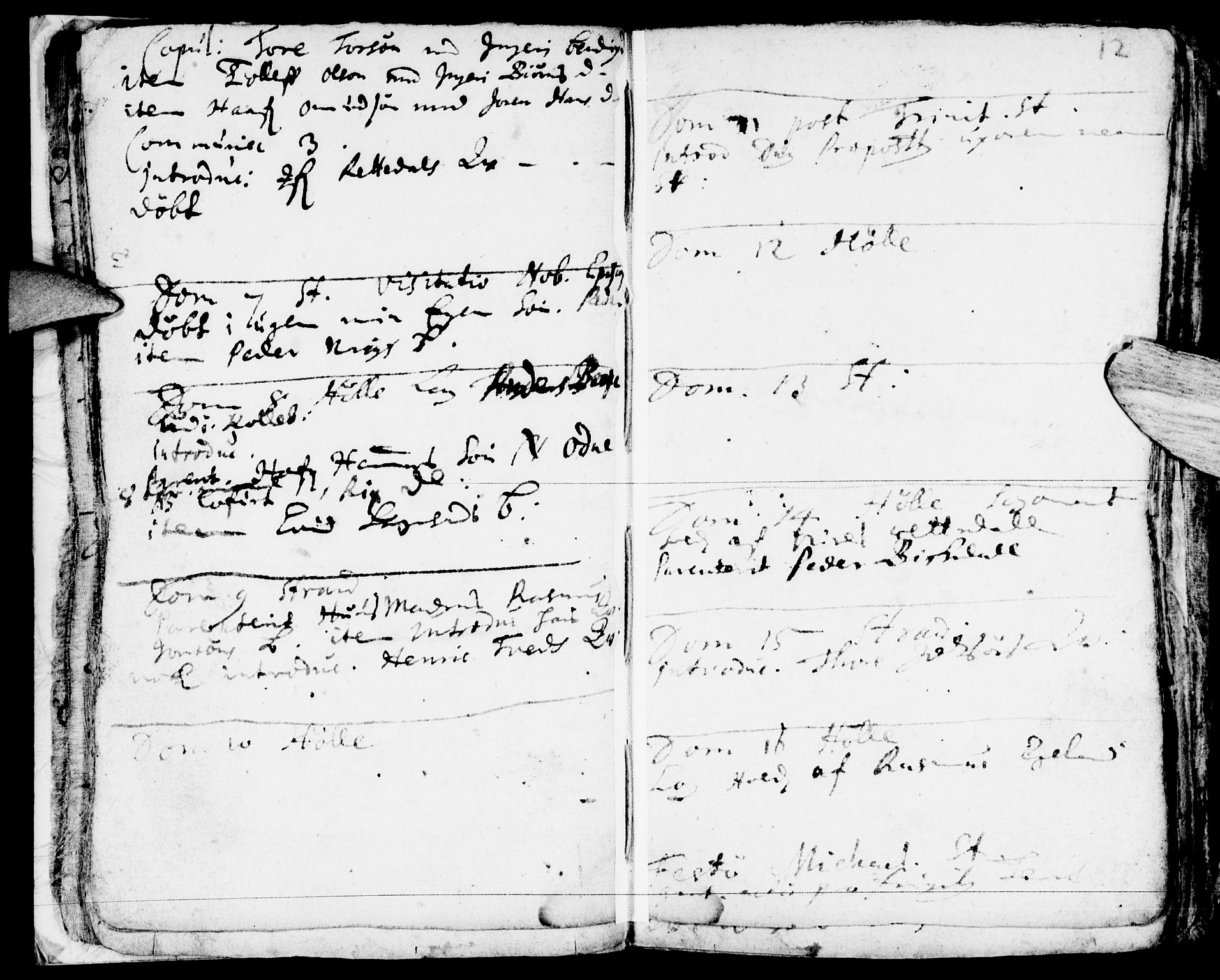 Strand sokneprestkontor, SAST/A-101828/H/Ha/Haa/L0001: Parish register (official) no. A 1, 1702-1745, p. 12