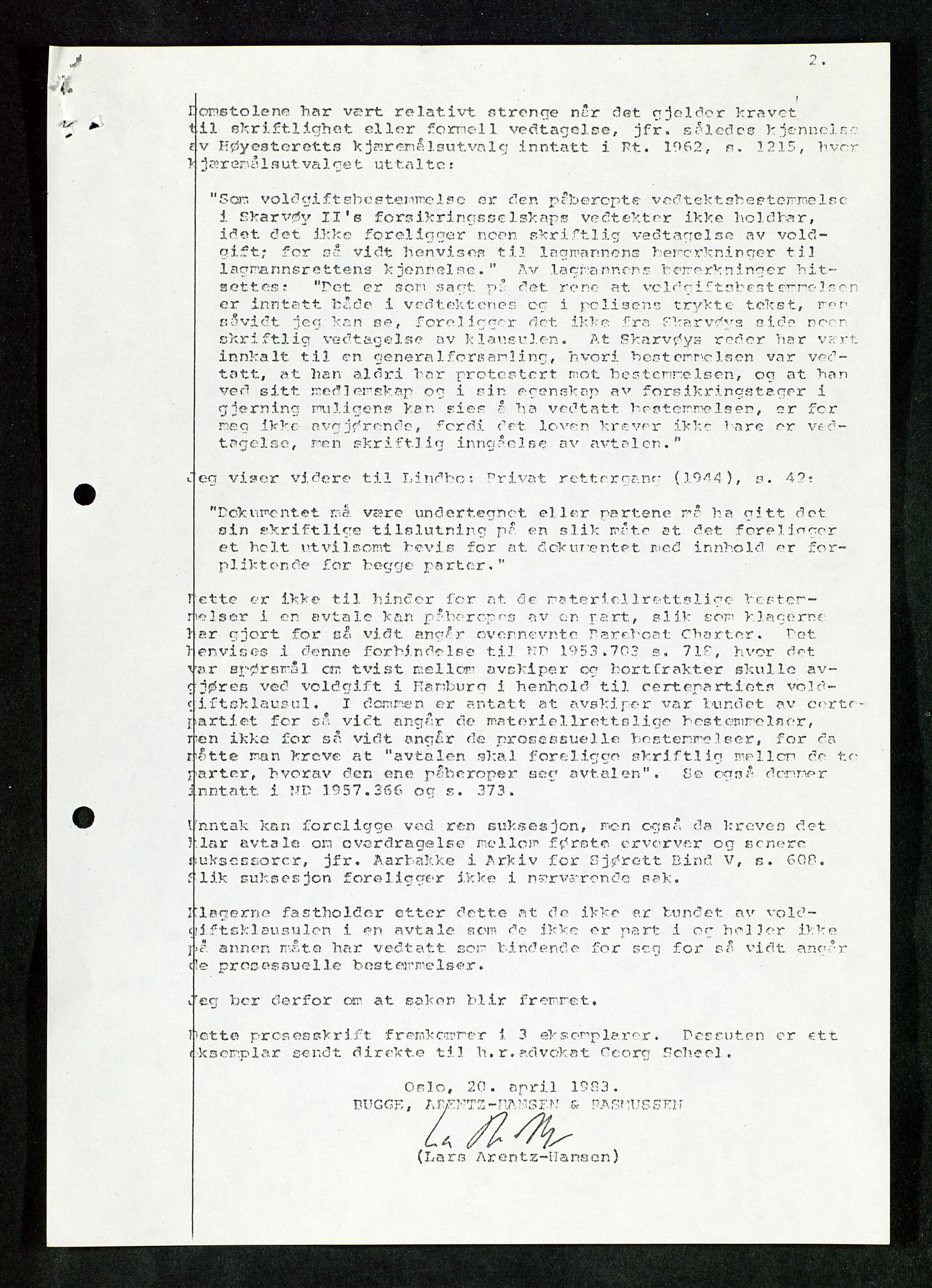 Pa 1503 - Stavanger Drilling AS, AV/SAST-A-101906/Da/L0017: Alexander L. Kielland - Saks- og korrespondansearkiv, 1981-1984, p. 297