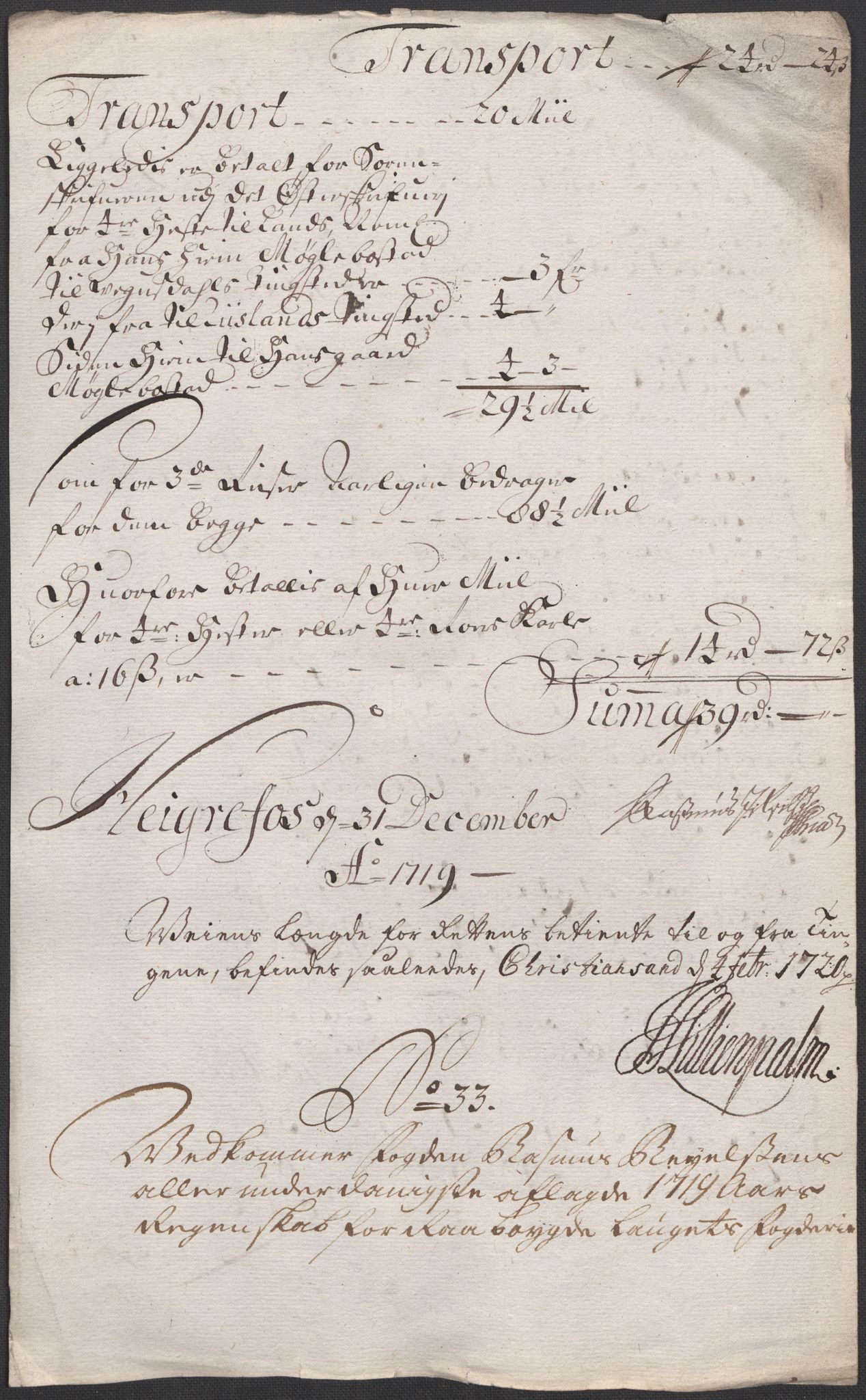 Rentekammeret inntil 1814, Reviderte regnskaper, Fogderegnskap, AV/RA-EA-4092/R40/L2453: Fogderegnskap Råbyggelag, 1718-1719, p. 434