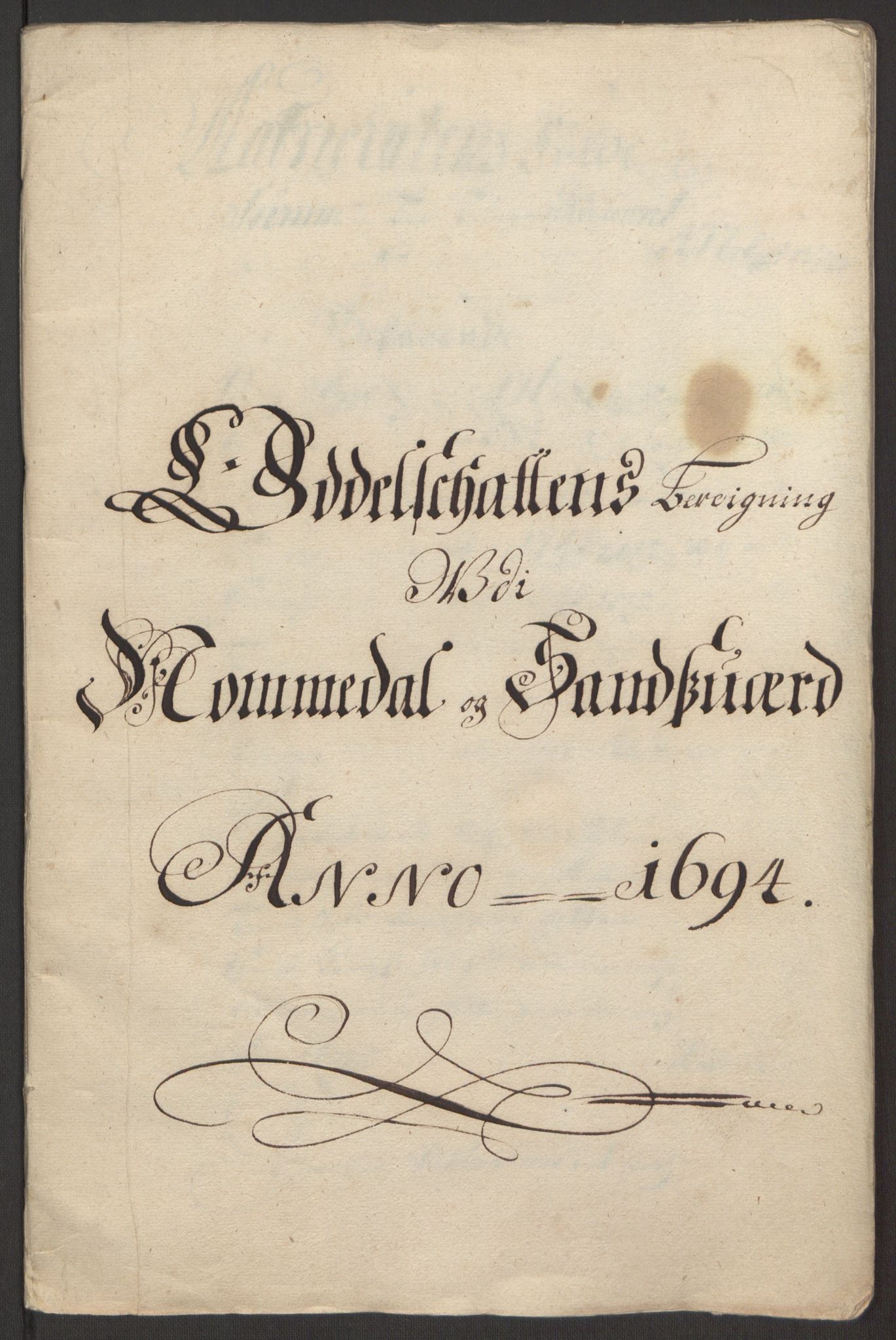 Rentekammeret inntil 1814, Reviderte regnskaper, Fogderegnskap, RA/EA-4092/R24/L1575: Fogderegnskap Numedal og Sandsvær, 1692-1695, p. 220