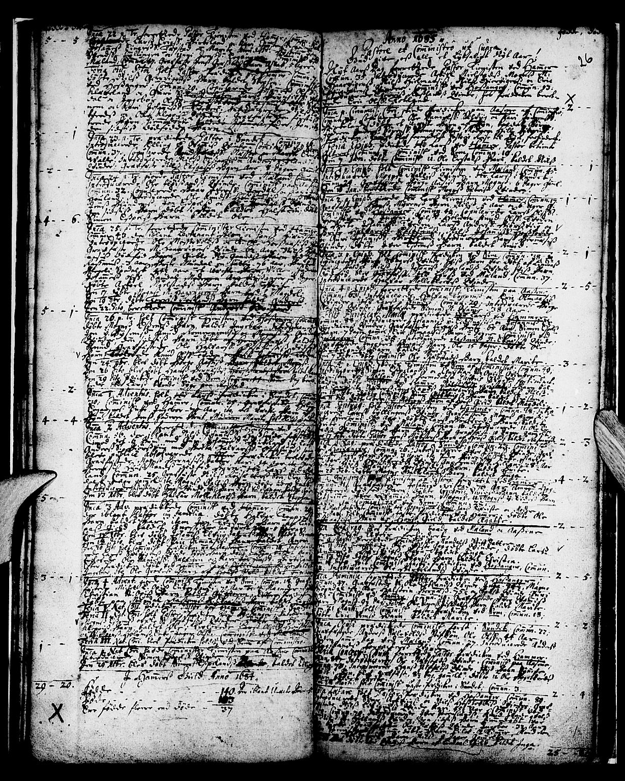 Hamre sokneprestembete, AV/SAB-A-75501/H/Ha/Haa/Haaa/L0001: Parish register (official) no. A 1, 1677-1691, p. 26