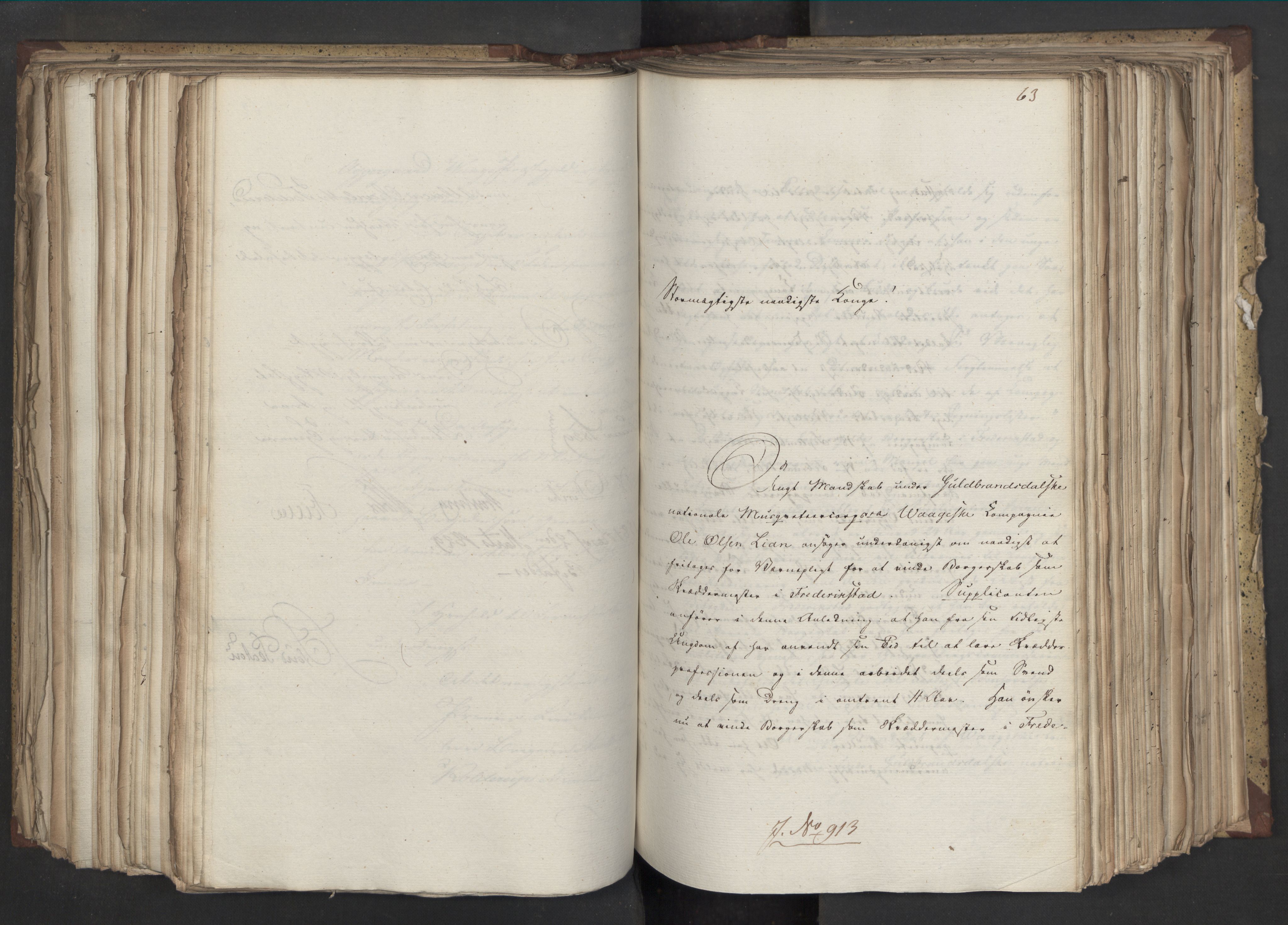 Statsrådsavdelingen i Stockholm, AV/RA-S-1003/D/Da/L0058: Regjeringsinnstillinger nr. 808-1073, 1829, p. 349