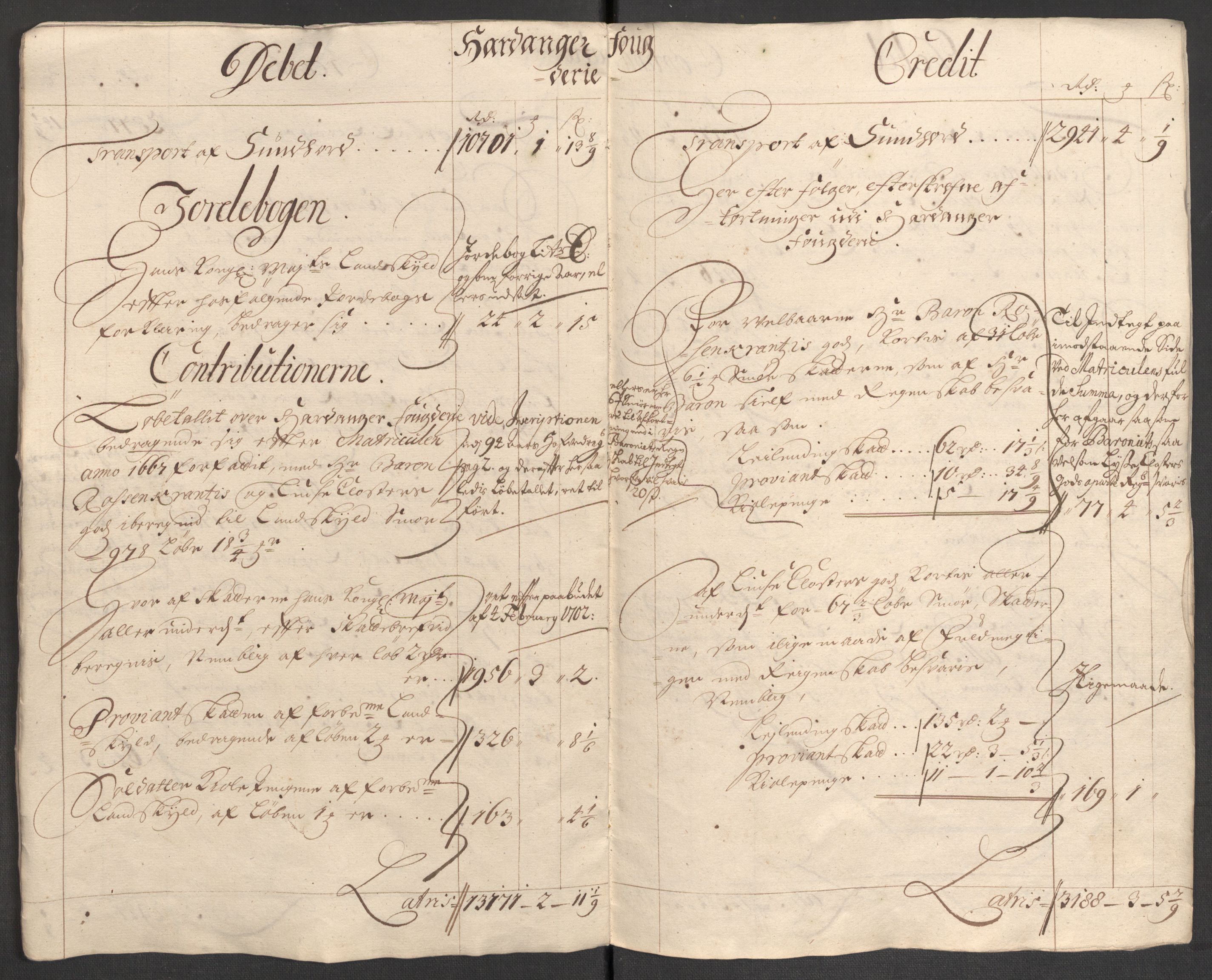 Rentekammeret inntil 1814, Reviderte regnskaper, Fogderegnskap, AV/RA-EA-4092/R48/L2980: Fogderegnskap Sunnhordland og Hardanger, 1702, p. 22