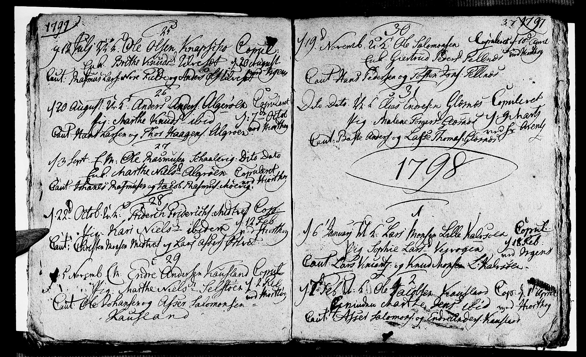 Sund sokneprestembete, SAB/A-99930: Parish register (official) no. A 8, 1788-1815, p. 37