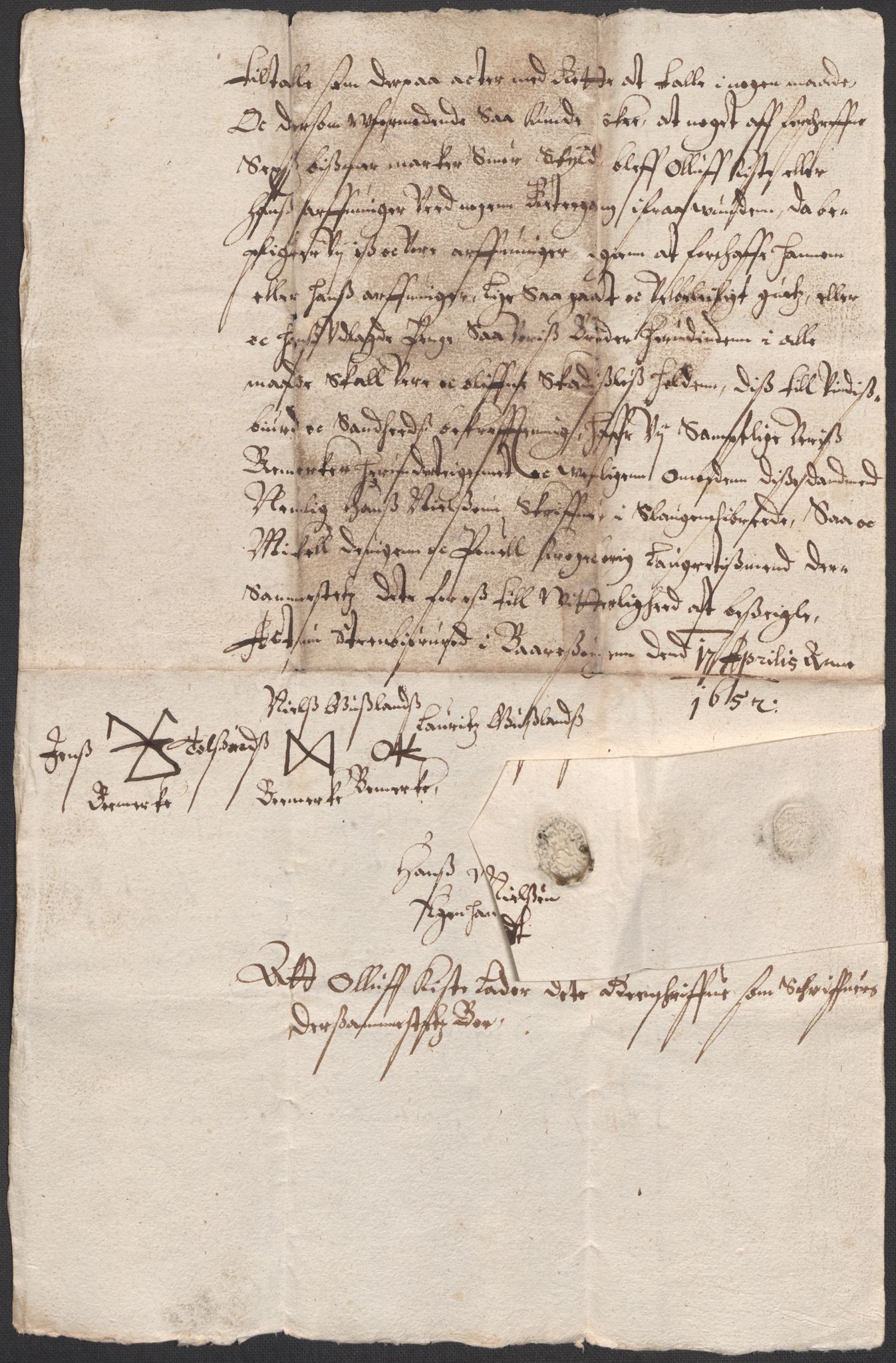 Riksarkivets diplomsamling, AV/RA-EA-5965/F12/L0006: Pk. 7 (III), 1589-1716, p. 84