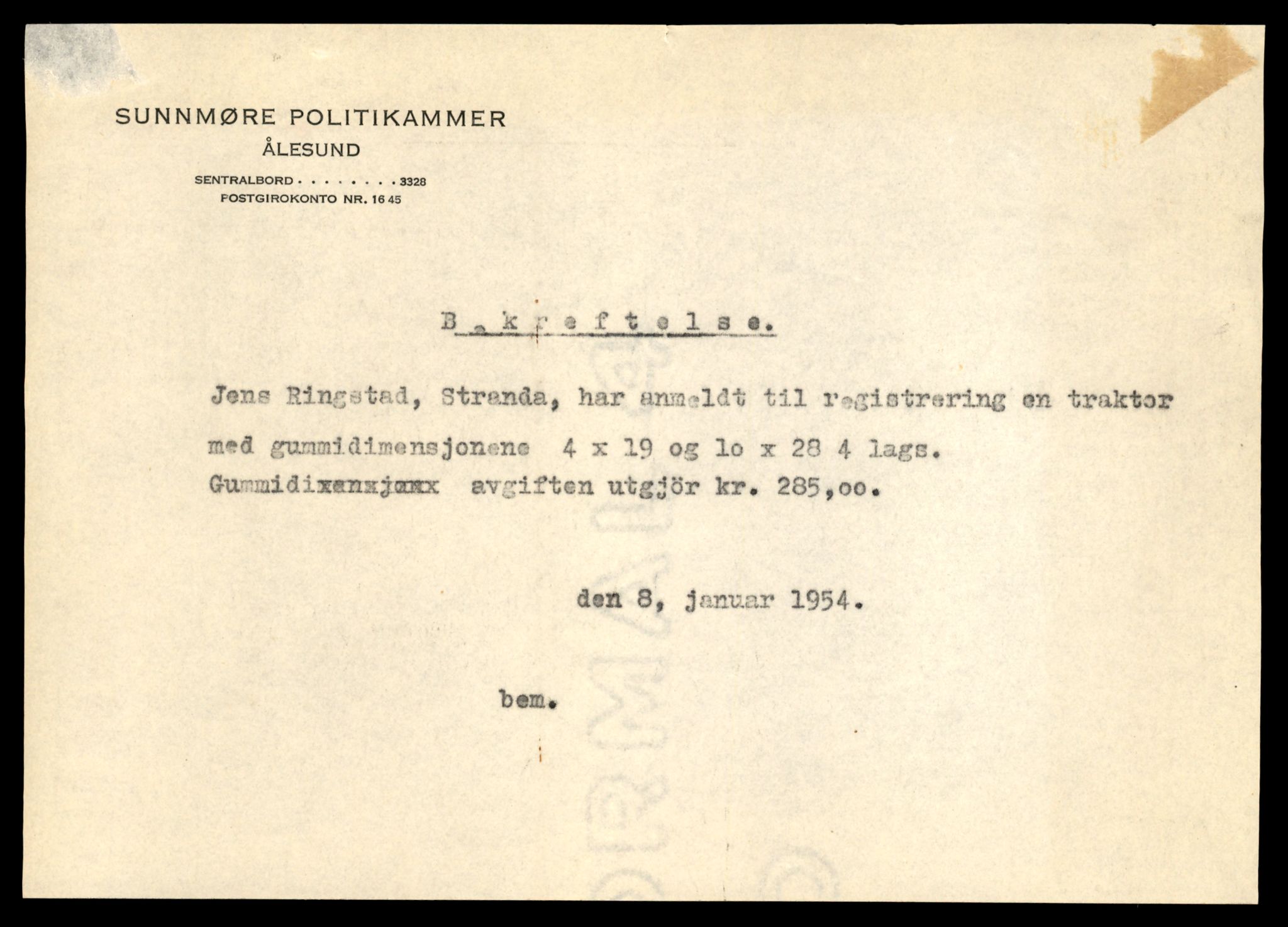 Møre og Romsdal vegkontor - Ålesund trafikkstasjon, AV/SAT-A-4099/F/Fe/L0019: Registreringskort for kjøretøy T 10228 - T 10350, 1927-1998, p. 2425