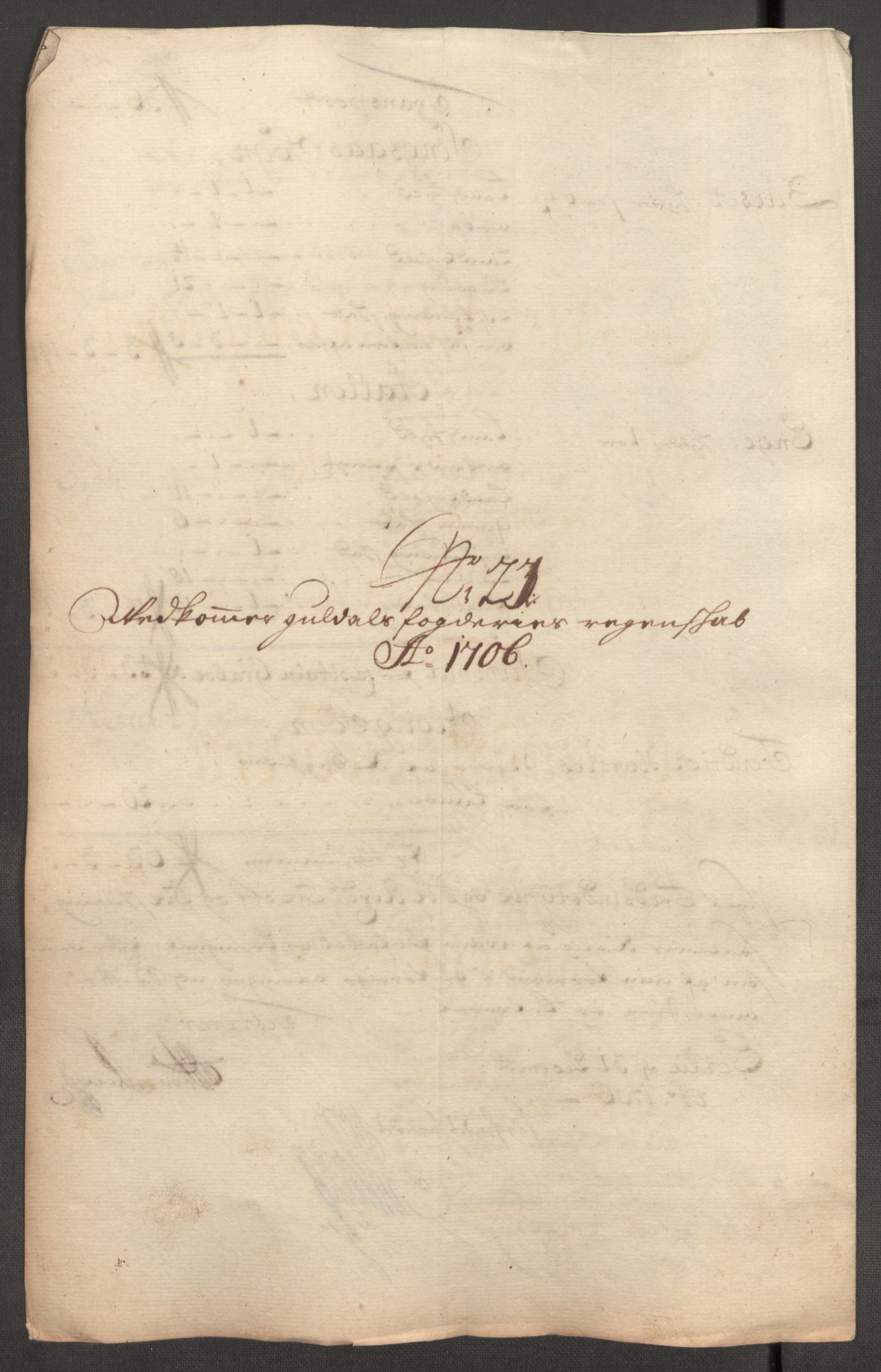 Rentekammeret inntil 1814, Reviderte regnskaper, Fogderegnskap, AV/RA-EA-4092/R60/L3956: Fogderegnskap Orkdal og Gauldal, 1706, p. 364