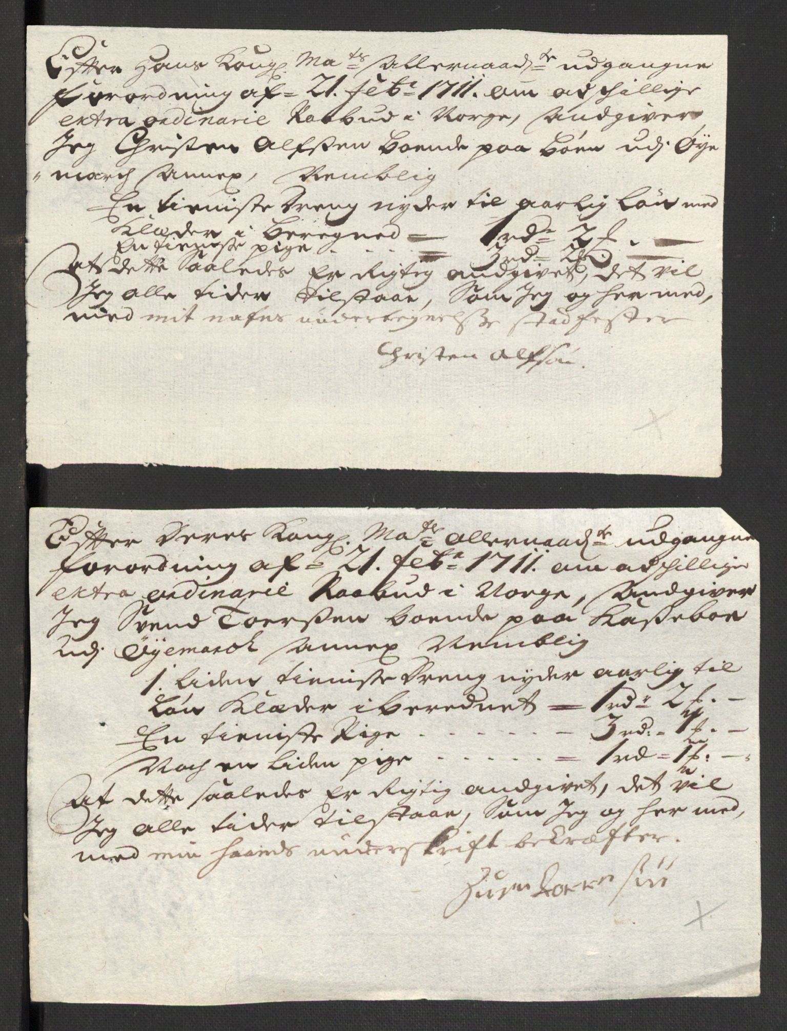 Rentekammeret inntil 1814, Reviderte regnskaper, Fogderegnskap, AV/RA-EA-4092/R01/L0020: Fogderegnskap Idd og Marker, 1711, p. 644