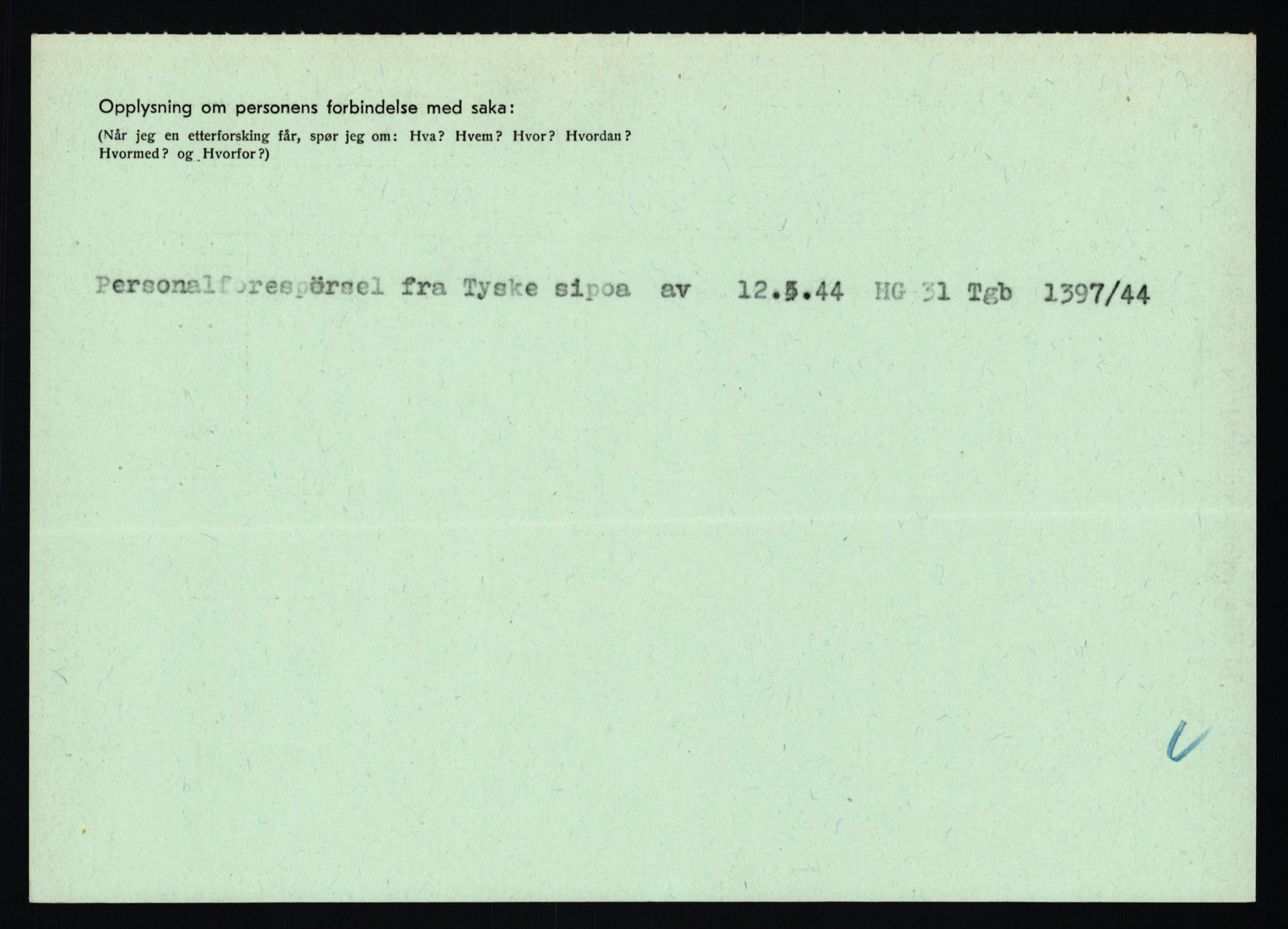 Statspolitiet - Hovedkontoret / Osloavdelingen, AV/RA-S-1329/C/Ca/L0010: Lind - Moksnes, 1943-1945, p. 397