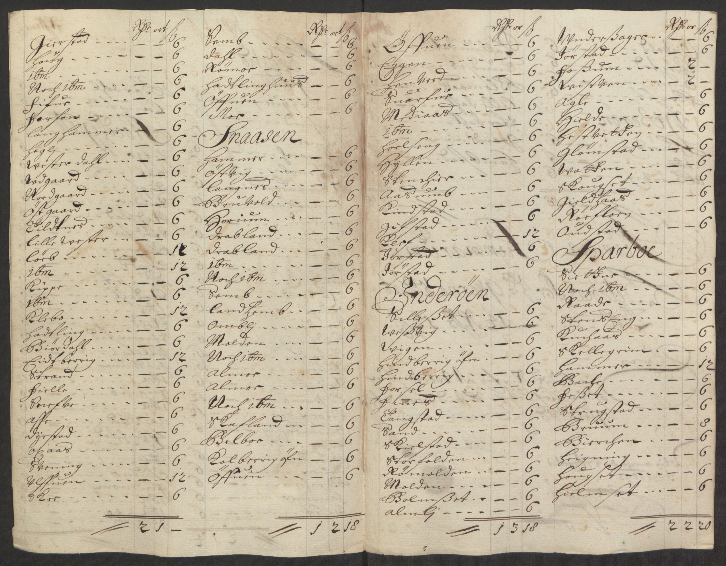 Rentekammeret inntil 1814, Reviderte regnskaper, Fogderegnskap, RA/EA-4092/R63/L4308: Fogderegnskap Inderøy, 1692-1694, p. 79