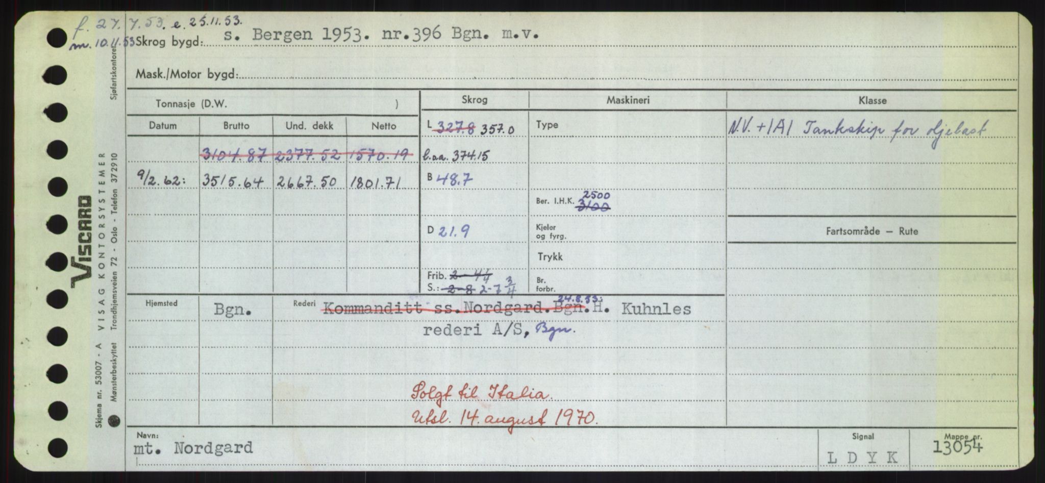 Sjøfartsdirektoratet med forløpere, Skipsmålingen, AV/RA-S-1627/H/Hd/L0026: Fartøy, N-Norhol, p. 463