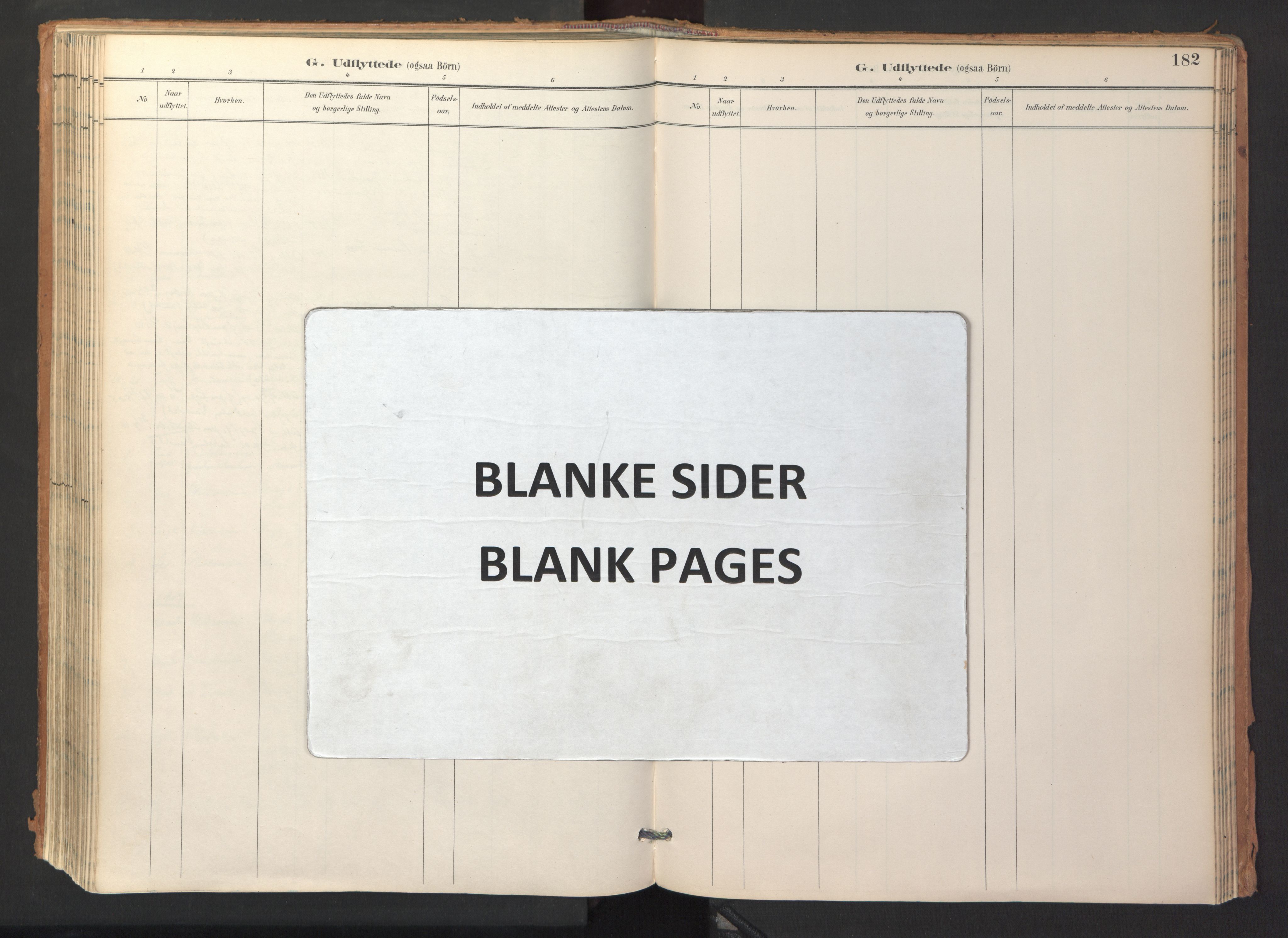 Ministerialprotokoller, klokkerbøker og fødselsregistre - Sør-Trøndelag, AV/SAT-A-1456/688/L1025: Parish register (official) no. 688A02, 1891-1909, p. 182