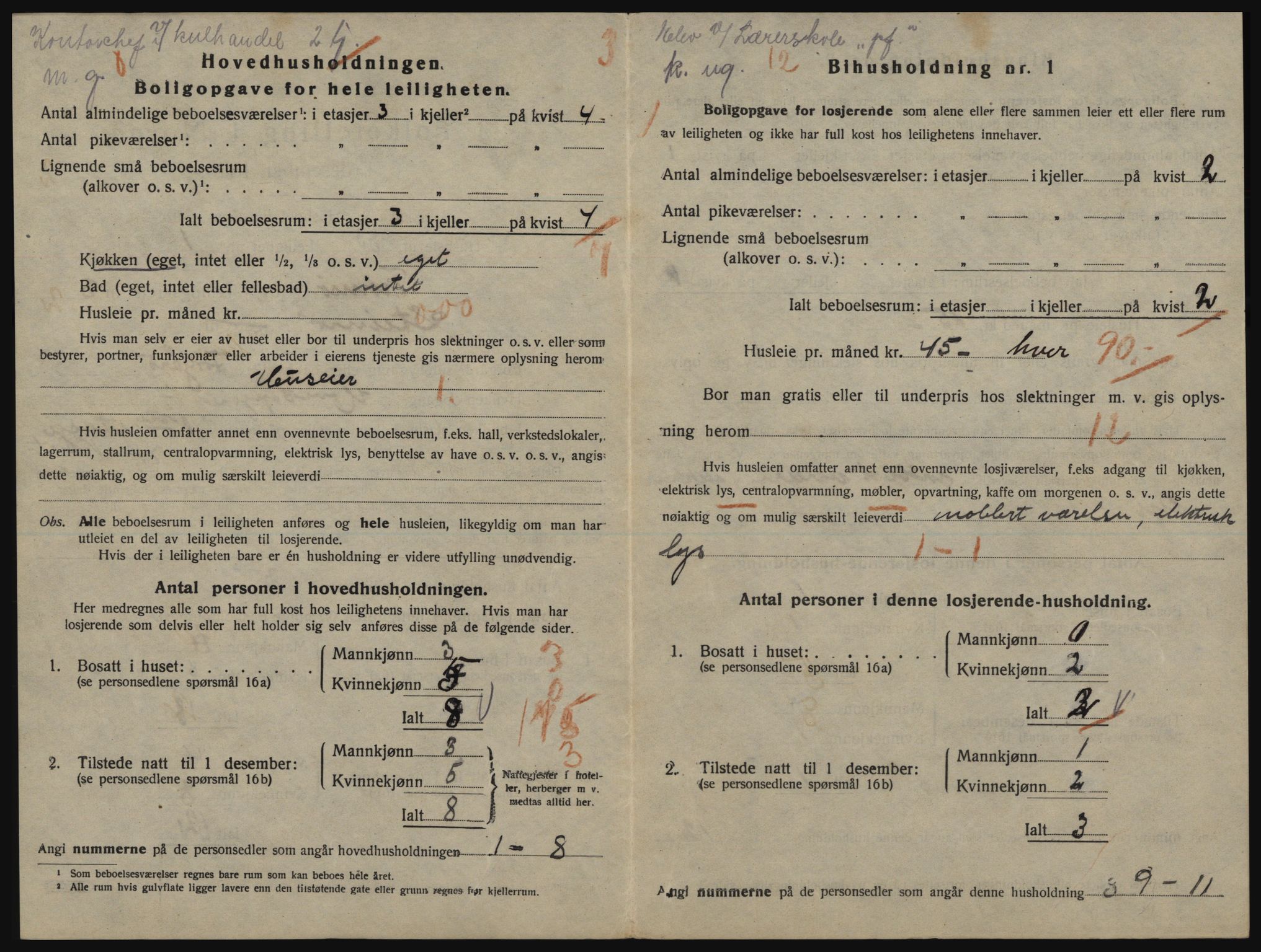 SATØ, 1920 census for Tromsø, 1920, p. 3352