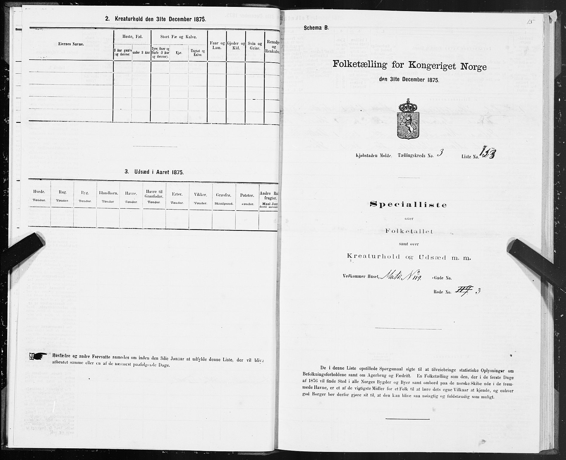 SAT, 1875 census for 1502P Molde, 1875, p. 2015